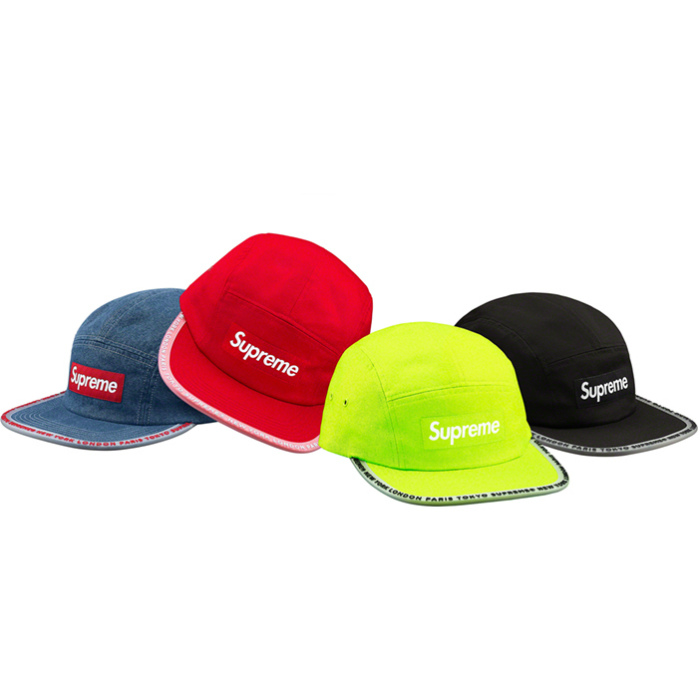 supreme worldwide visor tape camp cap