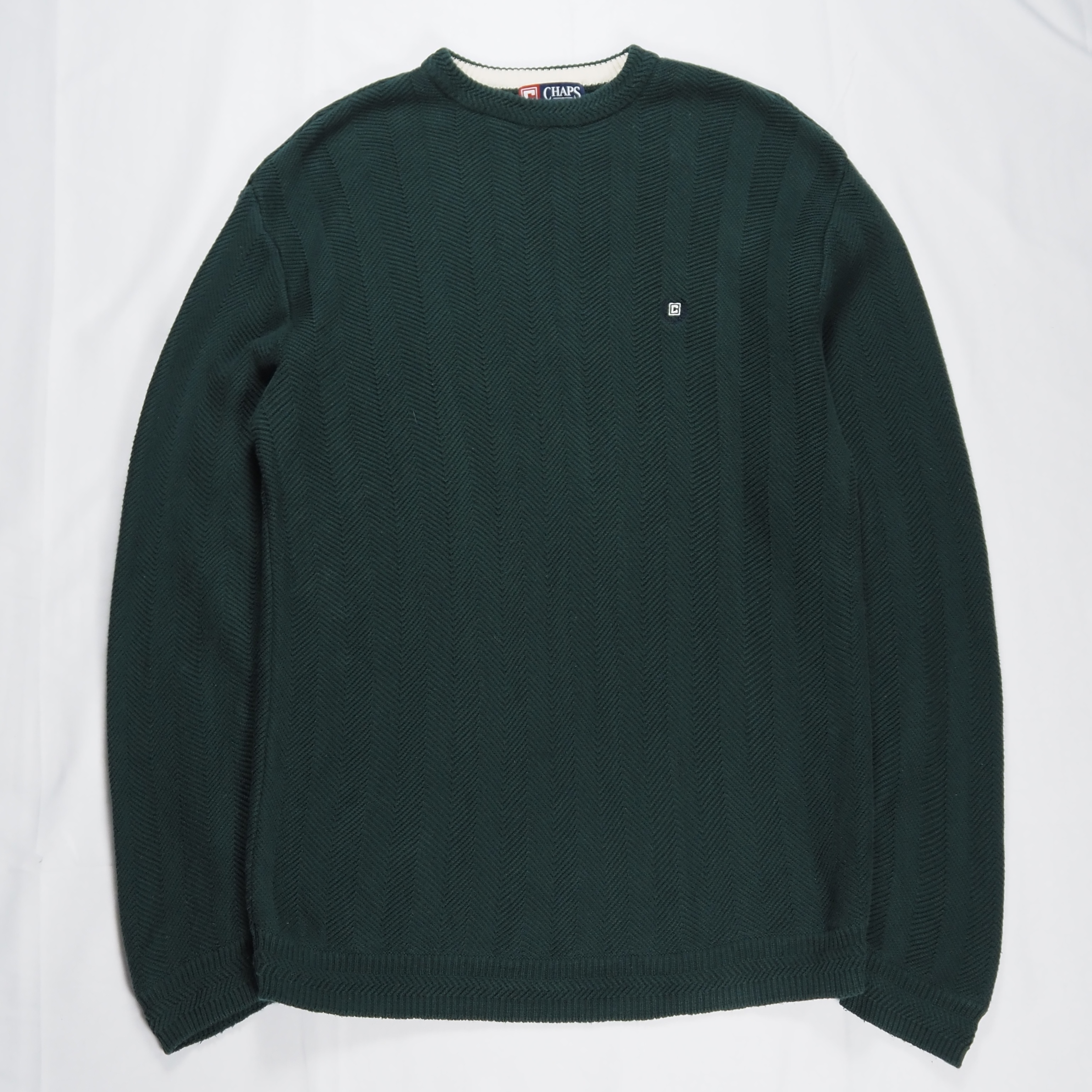 Chaps コットンニット グリーン Lサイズ