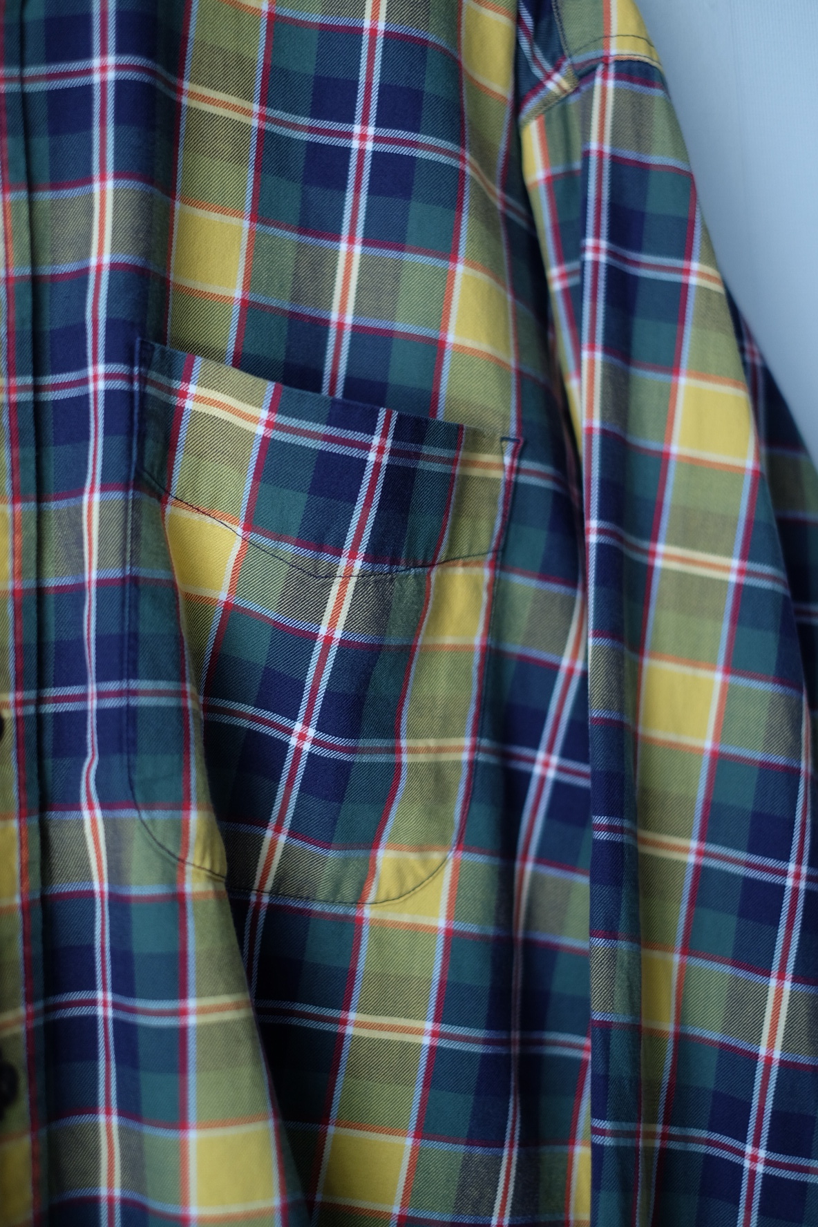 90s~ "Eddie Bauer" cotton check shirt の画像 3