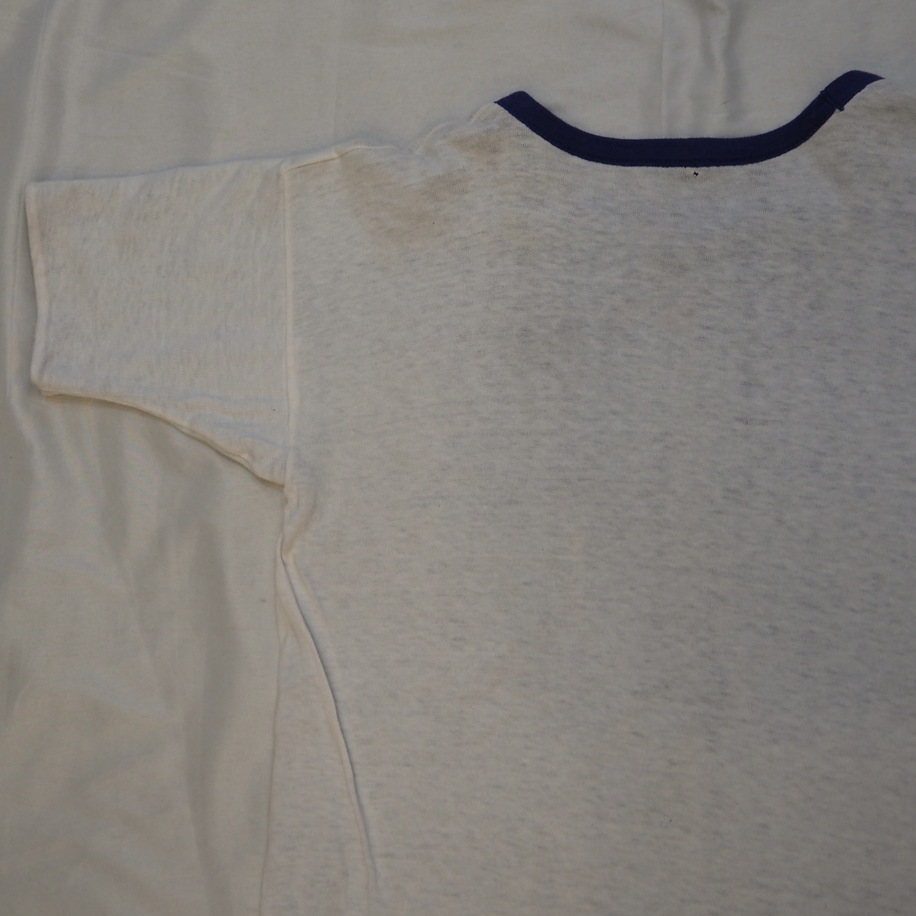 60’s Wilton ダブルフェイス Tシャツ ブルー×ホワイト の画像 15