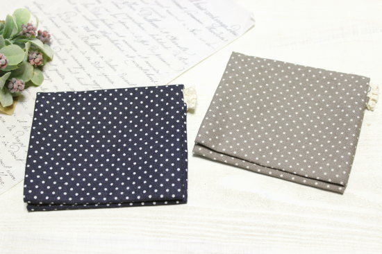 サニタリーポーチ ドット Monoko ハンドメイド雑貨la Fleur