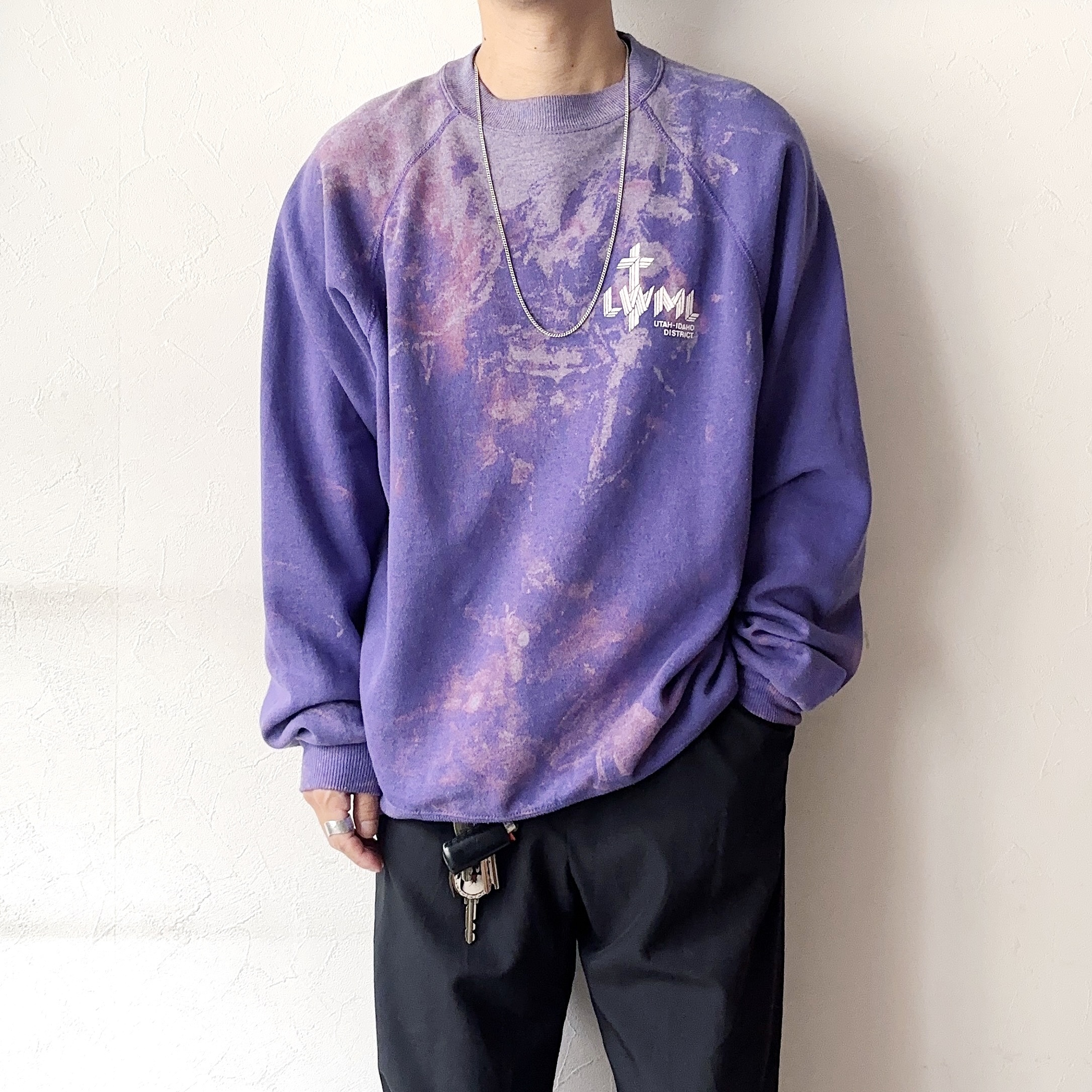 Vintage 90's【Hanes】"UTAH-IDAHO DISTRICT" Grunge Sweat の画像 3