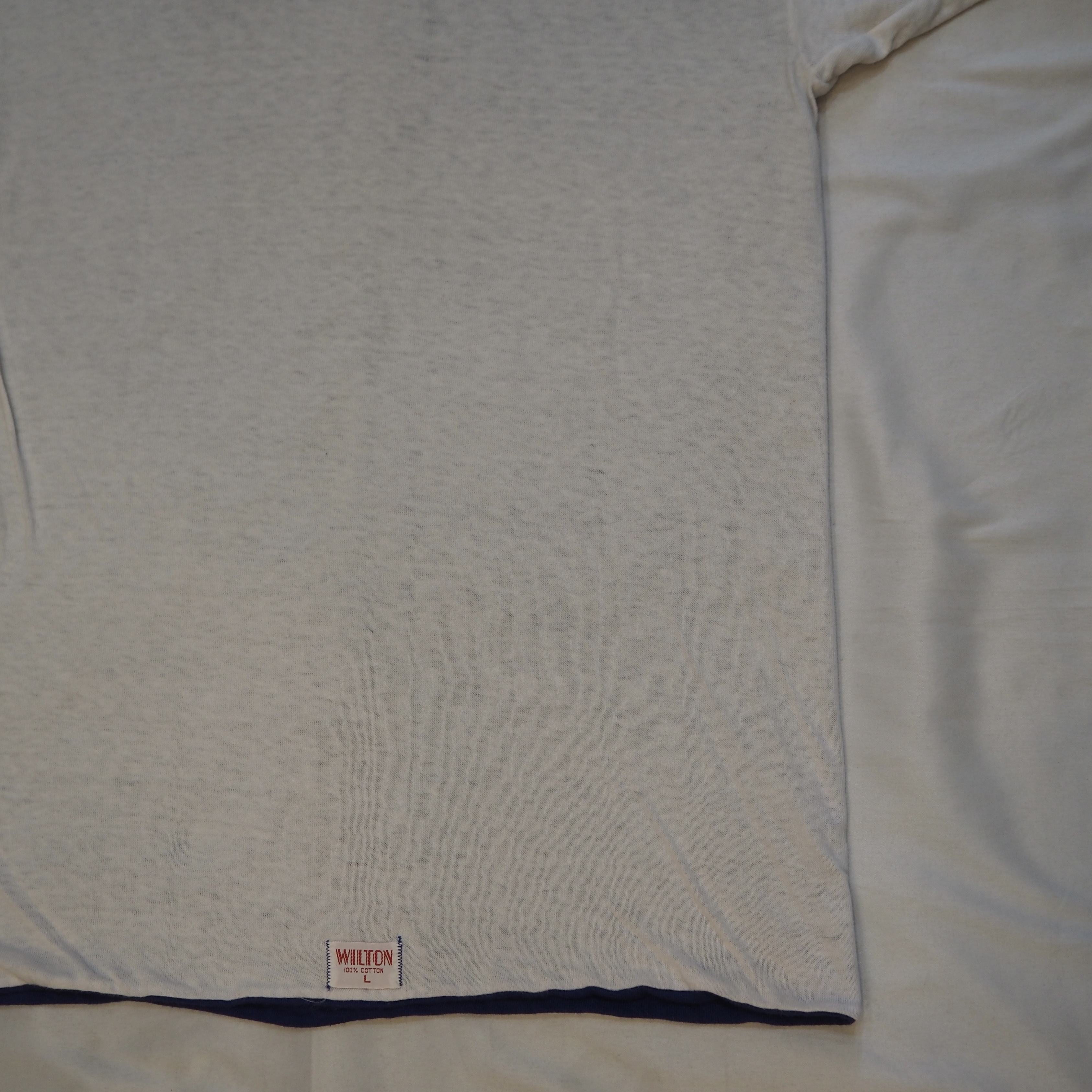 60’s Wilton ダブルフェイス Tシャツ ブルー×ホワイト の画像 18