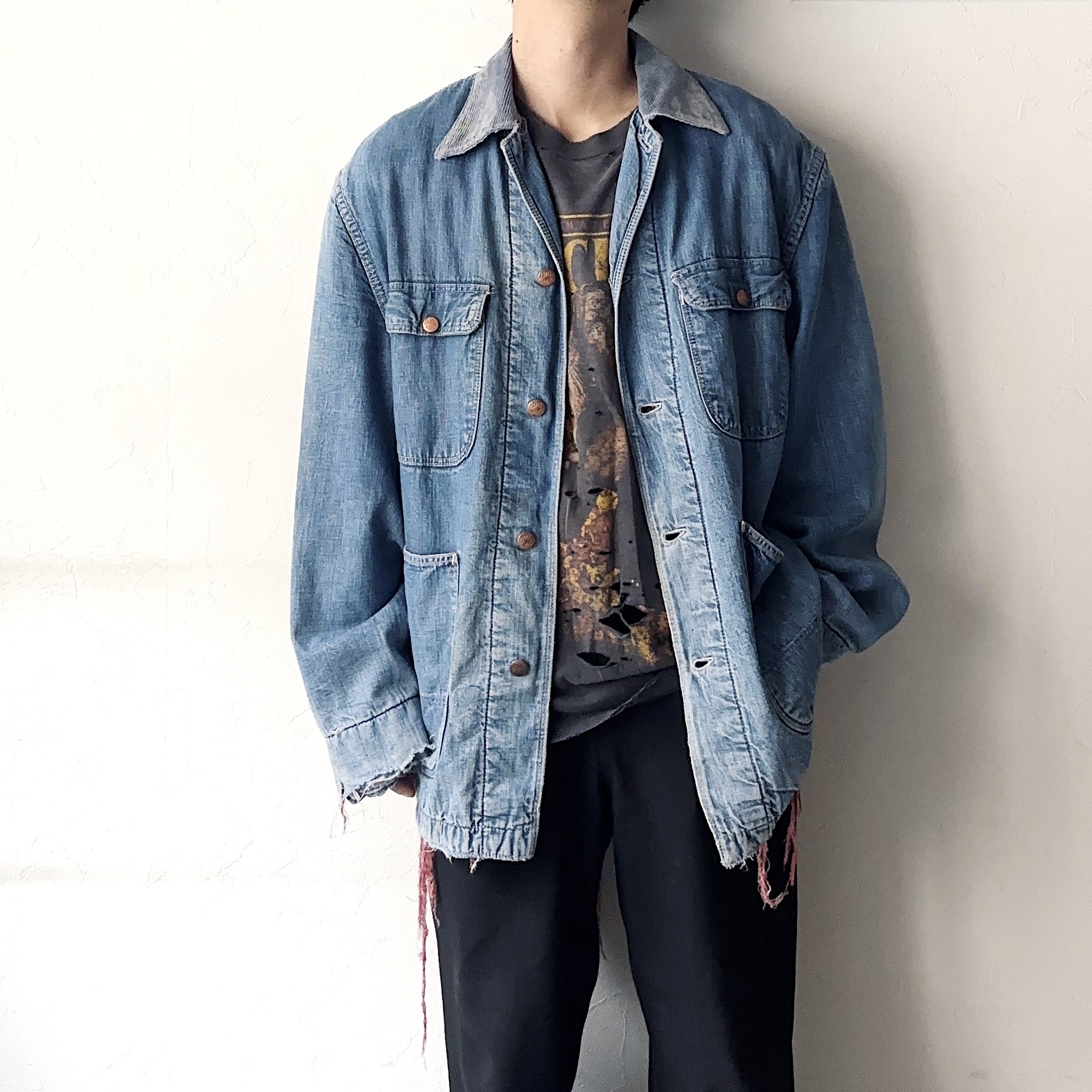Vintage 50's【BIG MAC】Grunge Denim Jacket の画像 3