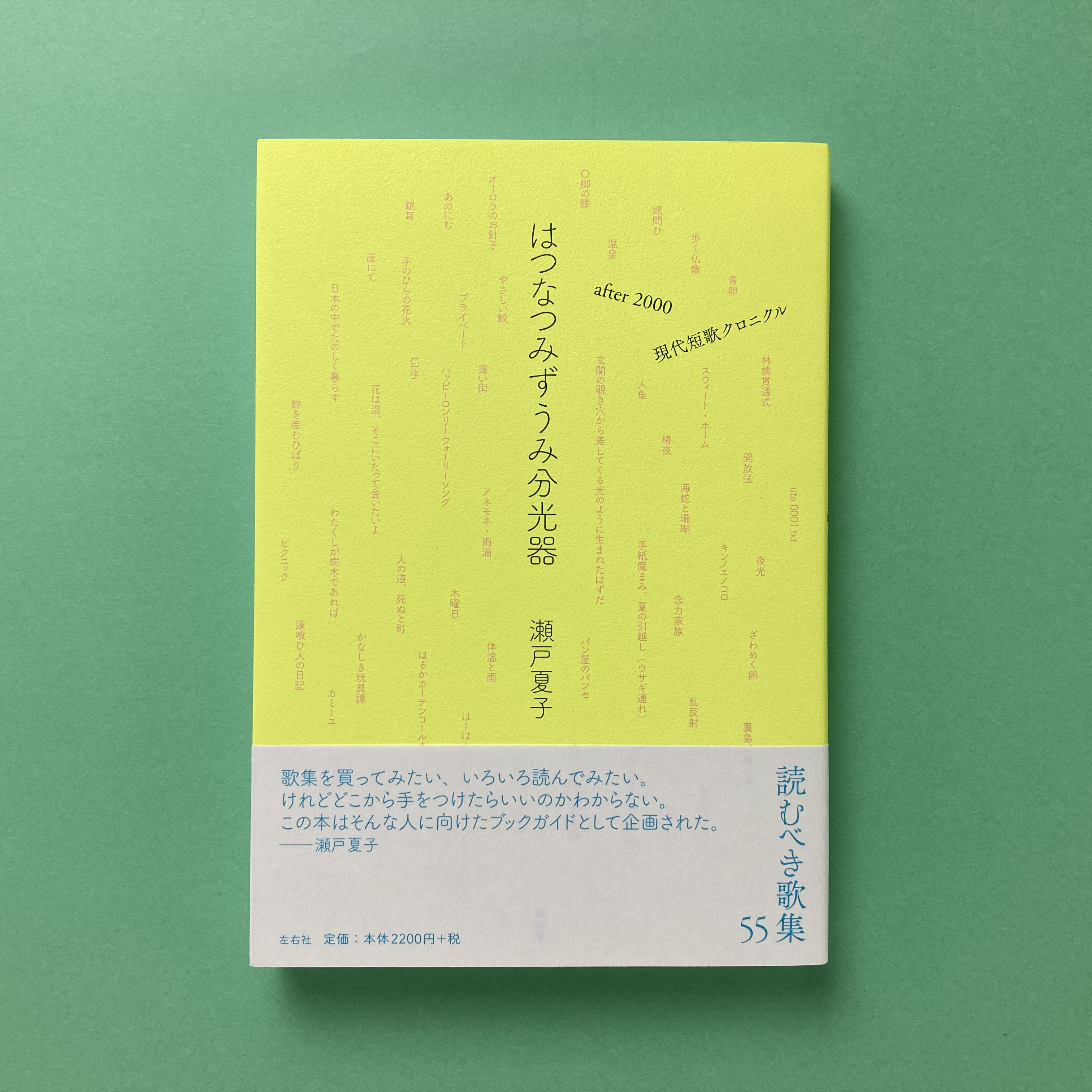 はつなつみずうみ分光器 After00 現代短歌クロニクル 瀬戸夏子 コ本や Honkbooks はつなつみずうみ分光器 After00 現代短歌クロニクル 瀬戸夏子 コ本や Honkbooks