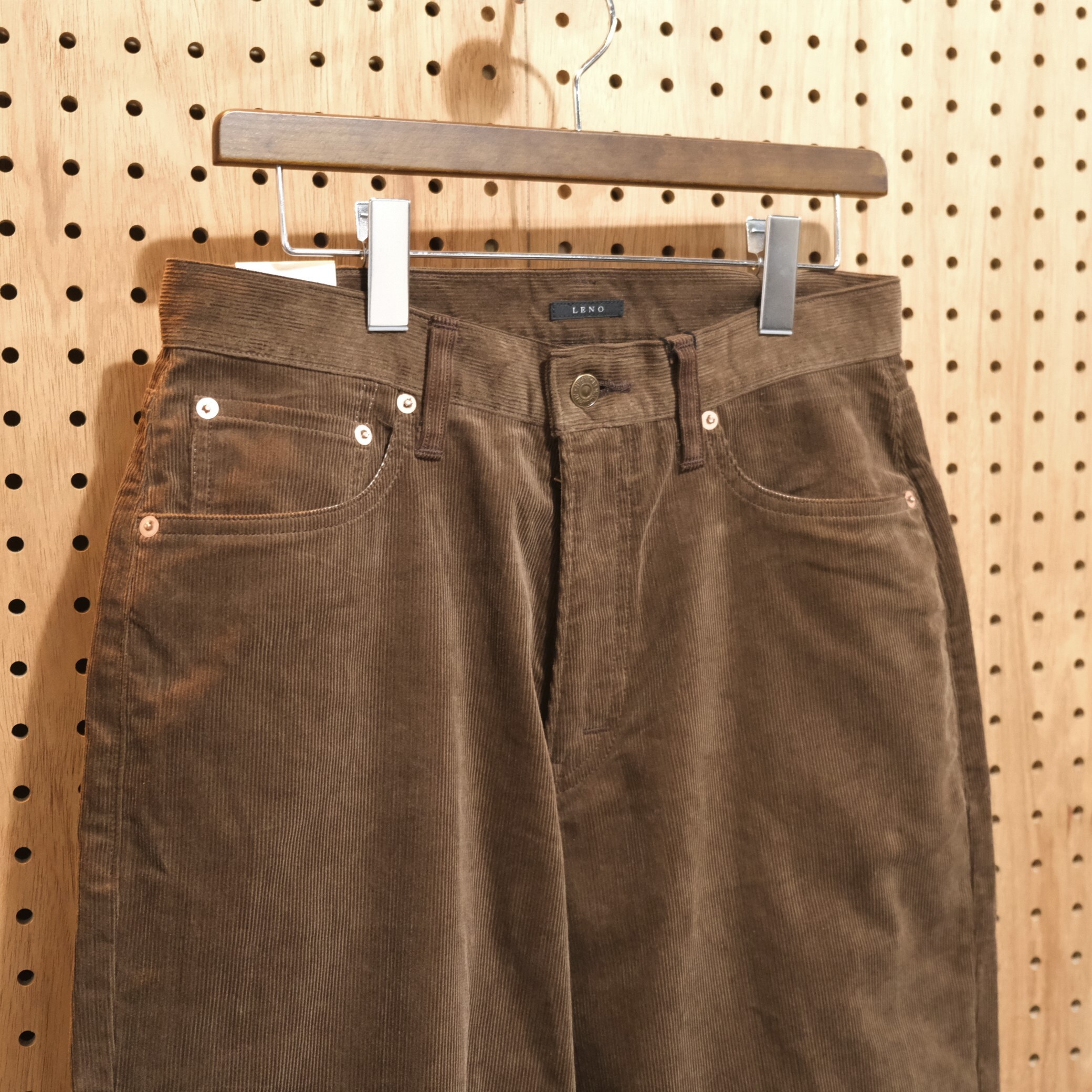 LENO（リノ）【HOMME】CORDUROY LOOSE TAPERED PANTS -BROWN- #H2002-PT002
