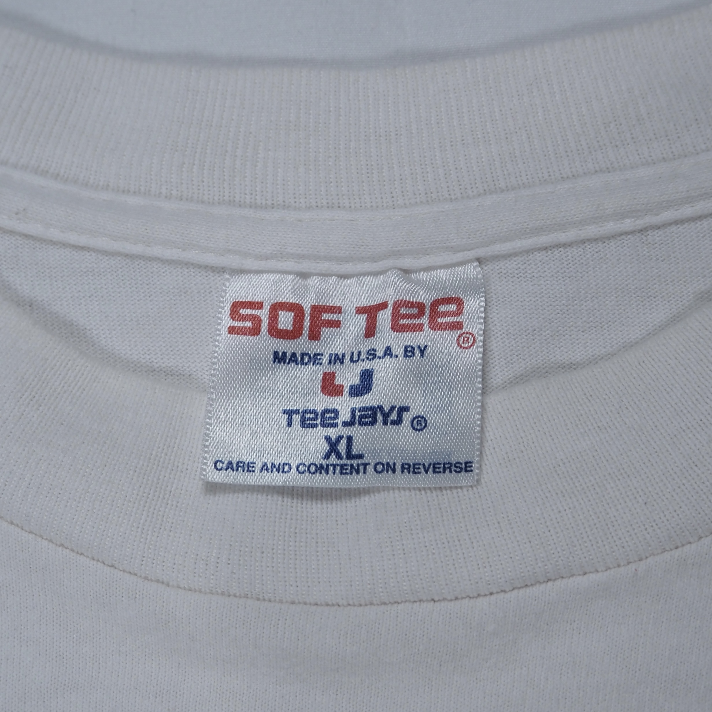 90’s Hawaii スーベニアTシャツ XLサイズ ホワイト 袖裾シングルステッチ の画像 12