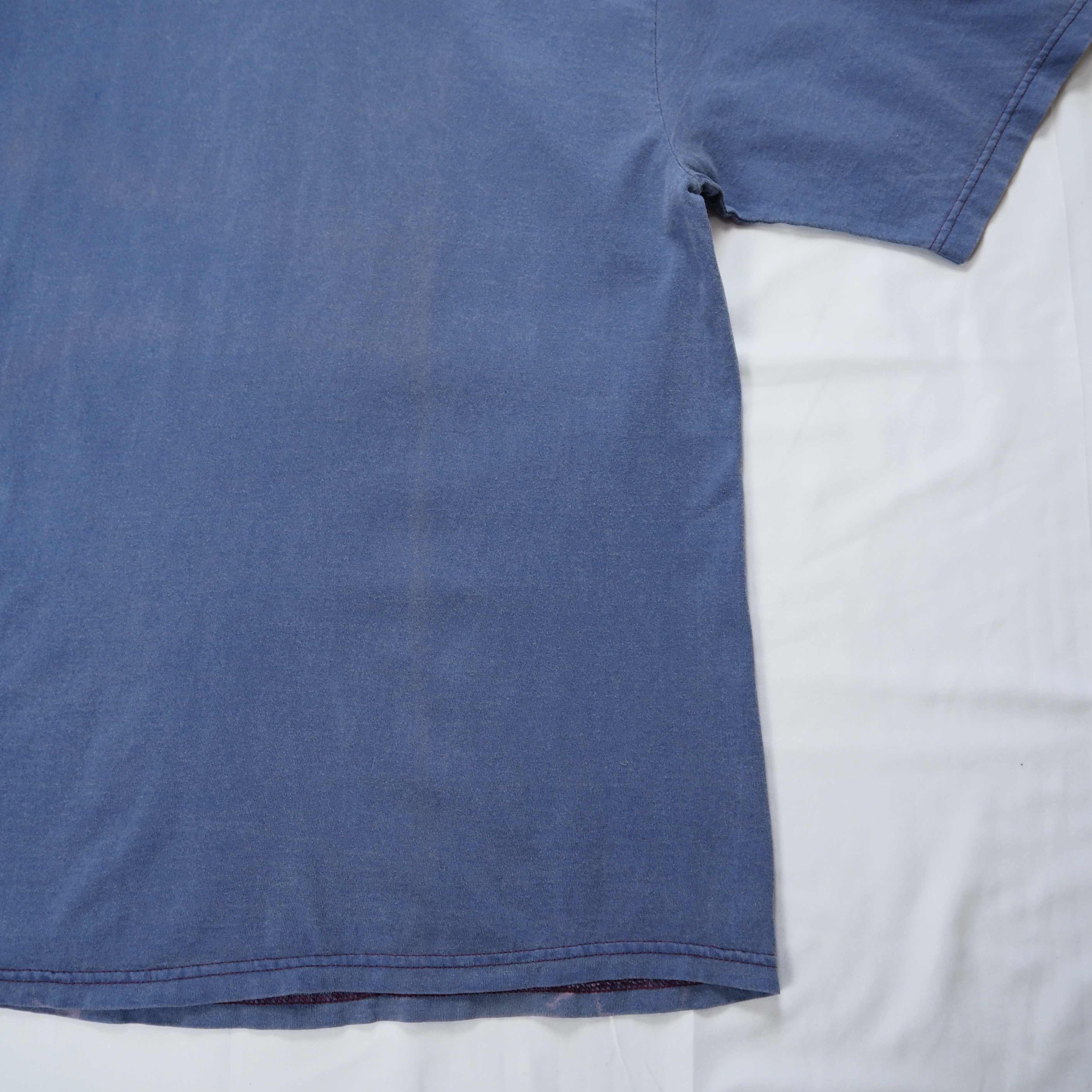 90’s Levi’s ブランクTシャツ ブルー アメリカ製 の画像 6