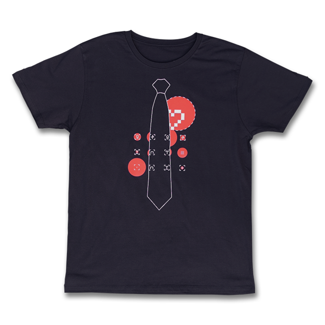 sasakure.UK 「ココロ♥ポッカリ」Tシャツ(メンズ/ネイビー) - 画像1