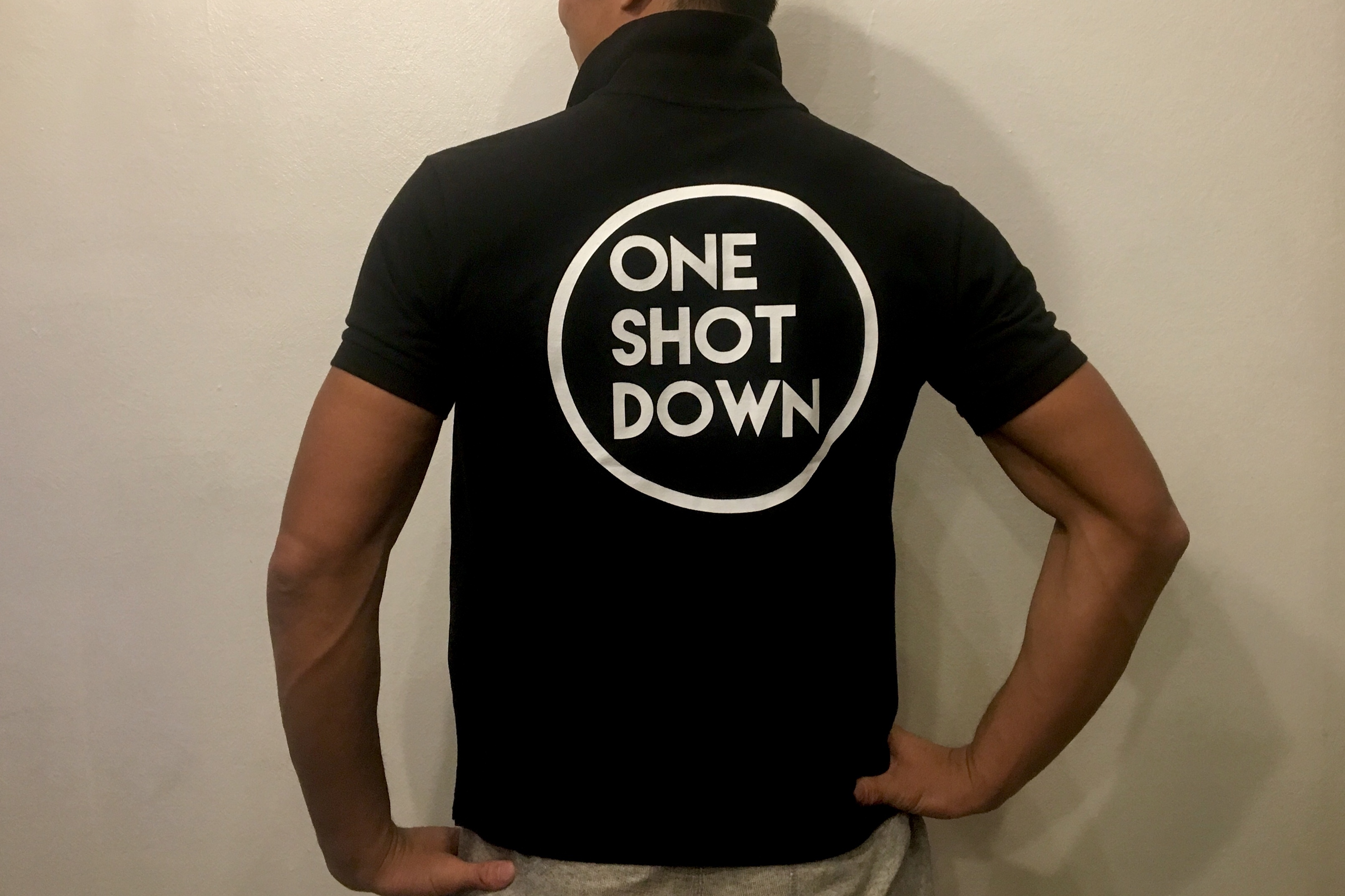 ONESHOTDOWN サークルロゴポロシャツ - 画像2