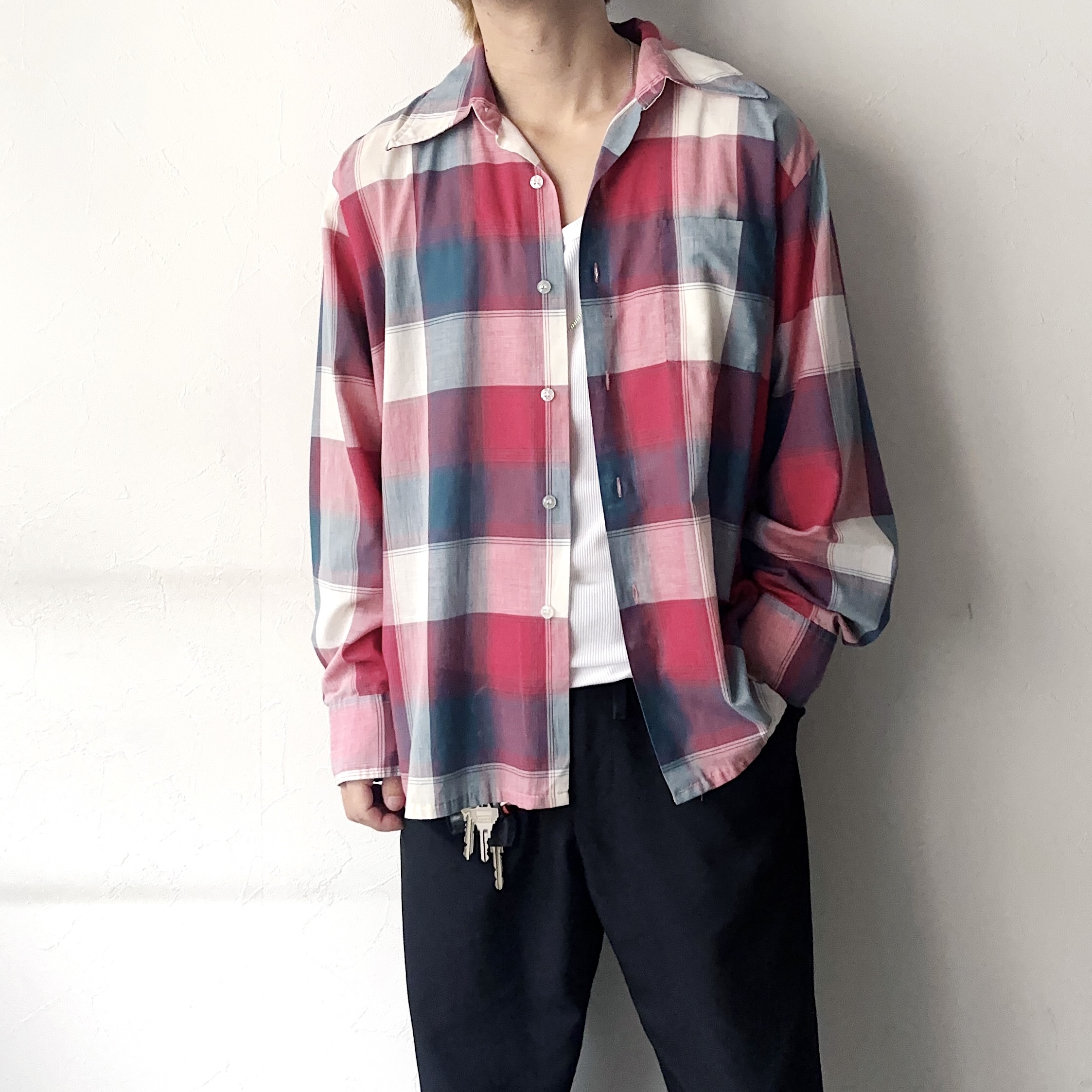 Vintage 70's【Mc Allister】Check Shirt の画像 3