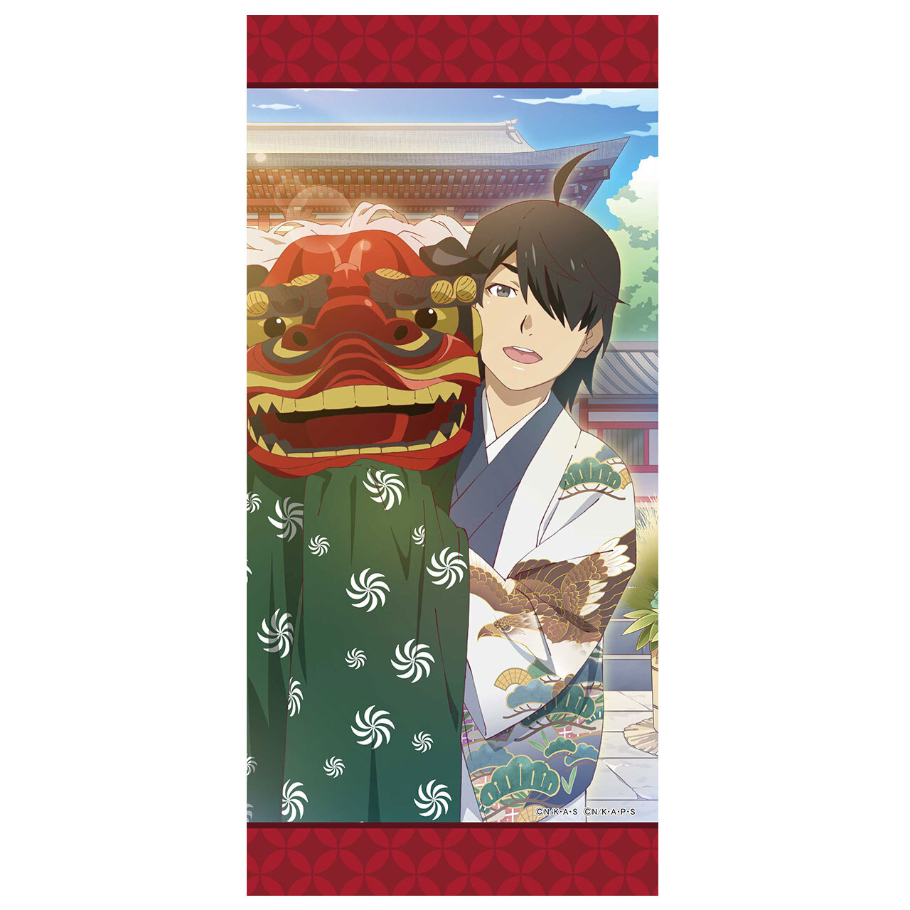 在 物語 シリーズ ぷくぷく 阿良々木暦 謹賀新年 ミニタペストリー エムズファクトリーオフィシャルオンラインストア