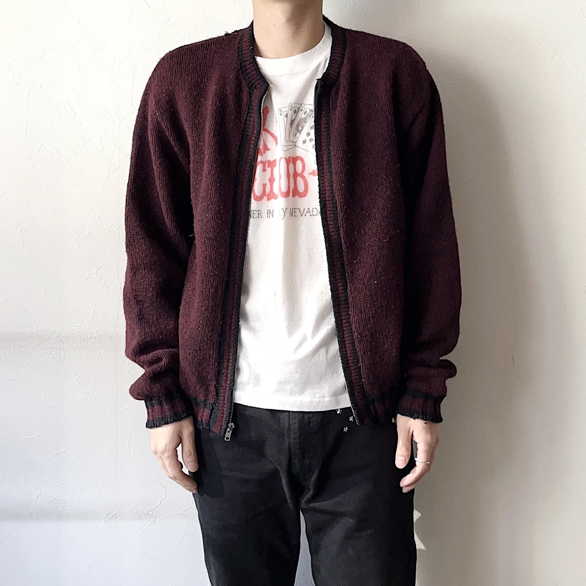 Vintage 60's【KODEL】Zip-up Knit Cardigan の画像 3