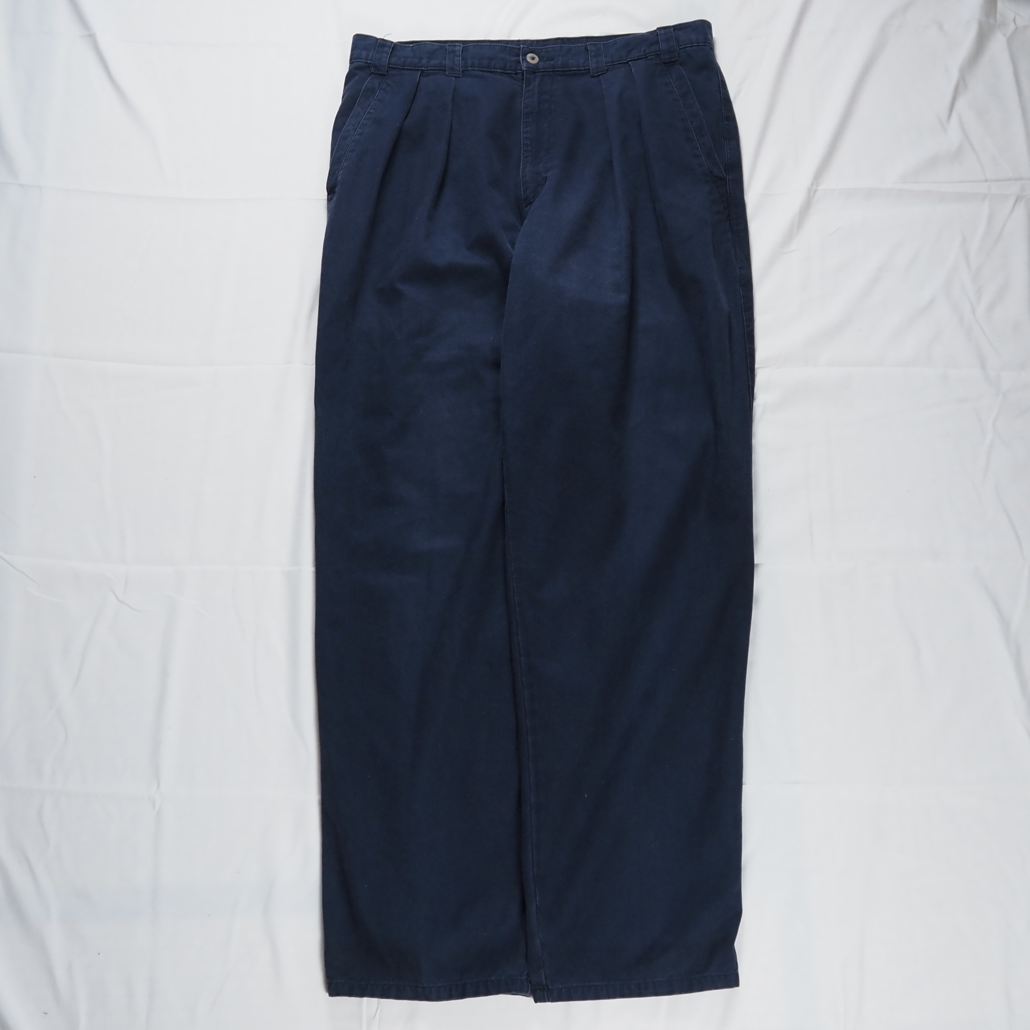 90’s Dockers ワークパンツ ピケパンツ ネイビー