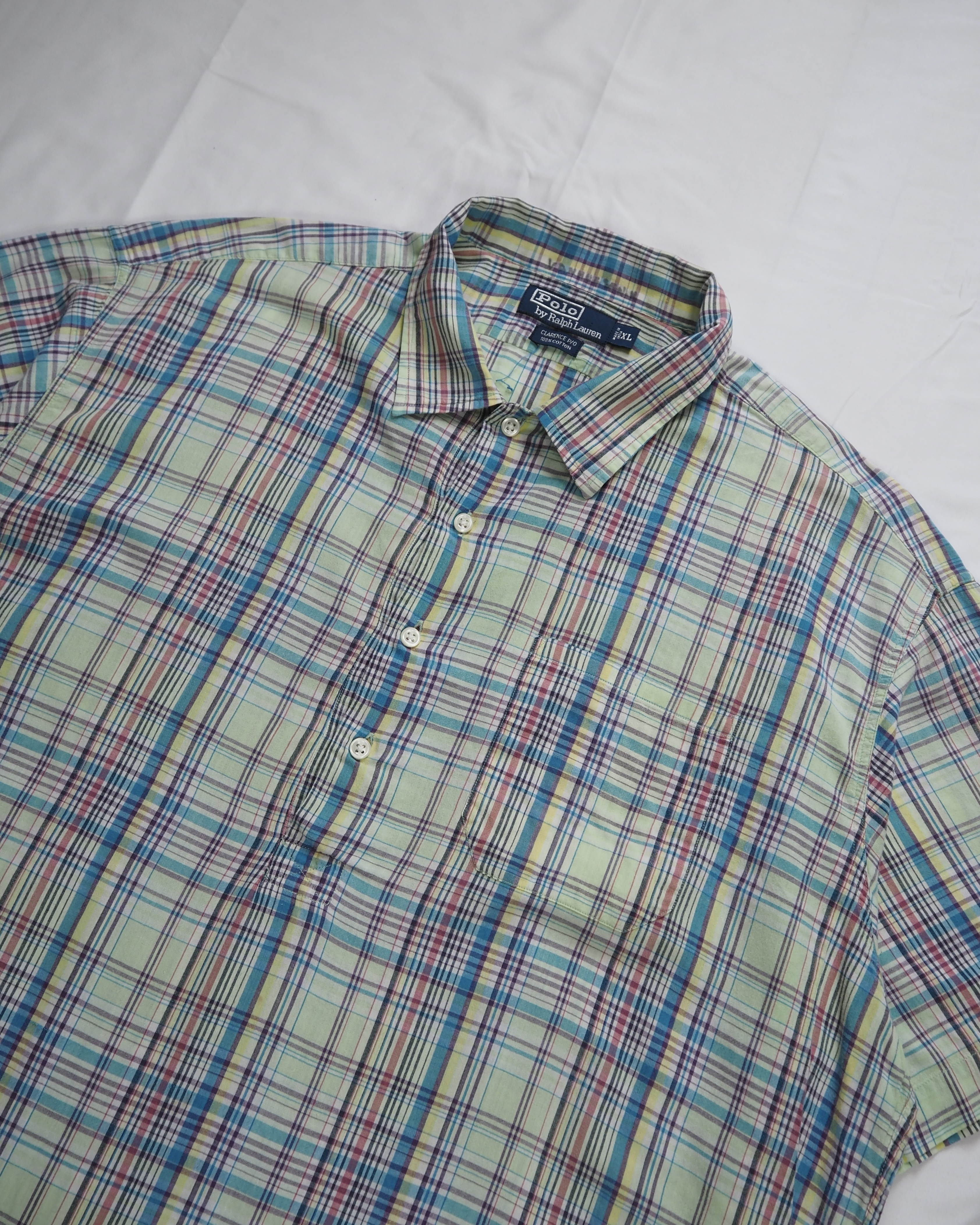90’s Ralph Lauren コットンプルオーバーシャツ XL の画像 2
