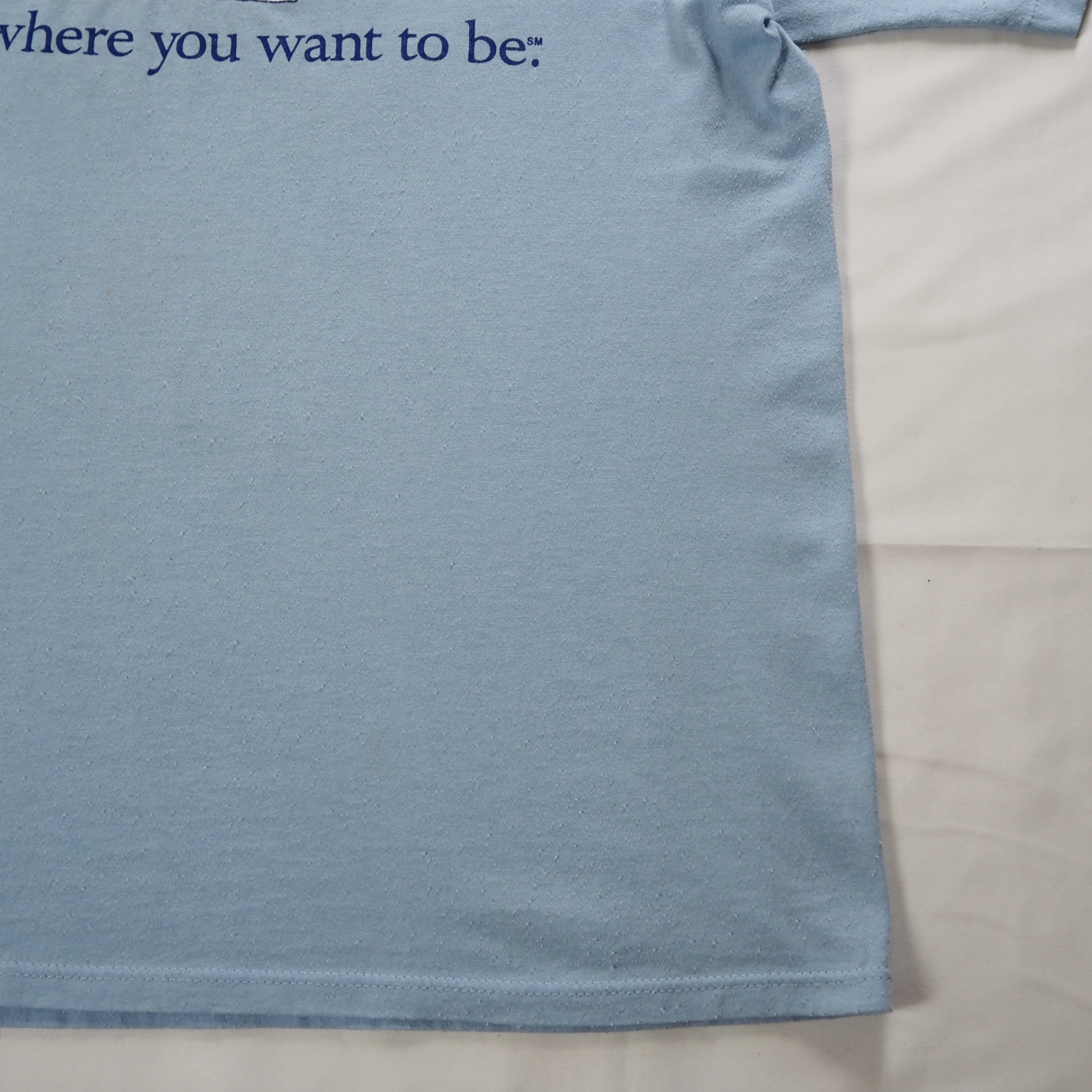90’s VISA Tシャツ XL ライトブルー 企業Tシャツ の画像 11