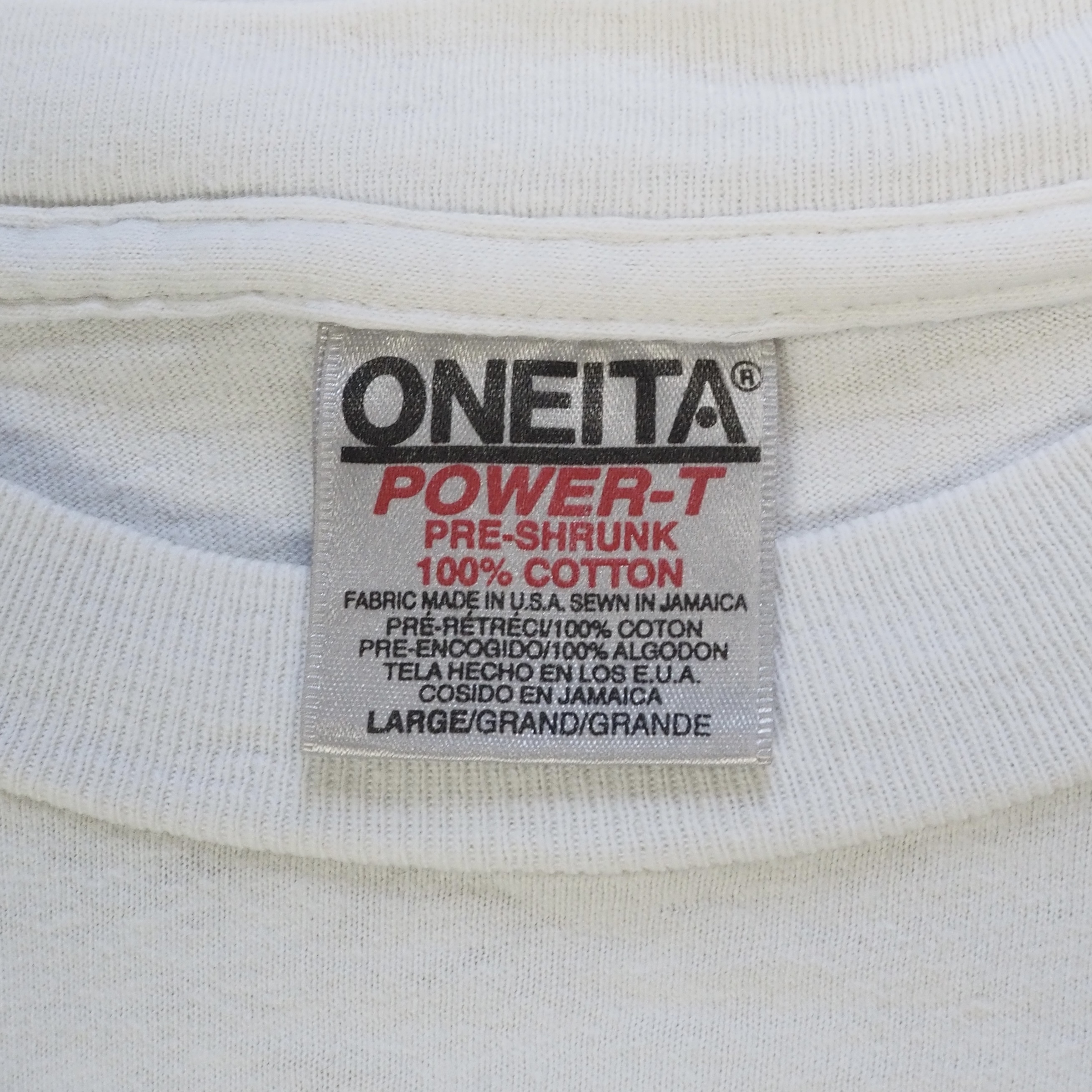 90’s Oneita プリントTシャツ Lサイズ の画像 4