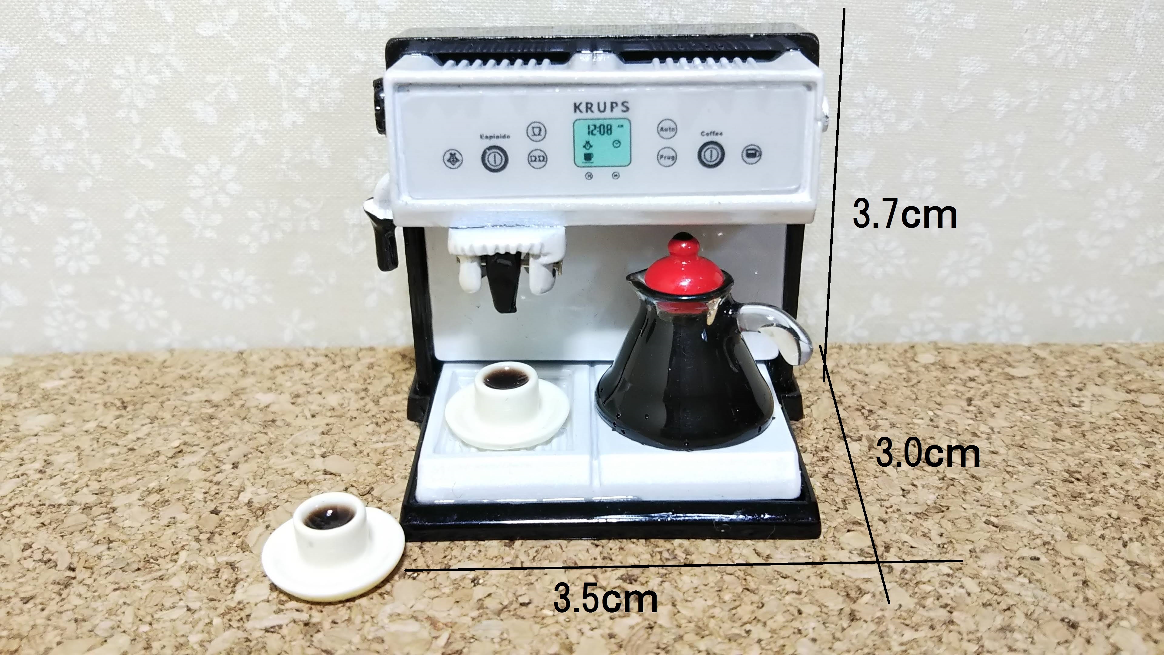 コーヒーメーカーセット ミニチュア 1 12 ドールハウス小物雑貨 ミニチュア ドールハウス小物通販 大阪いず屋