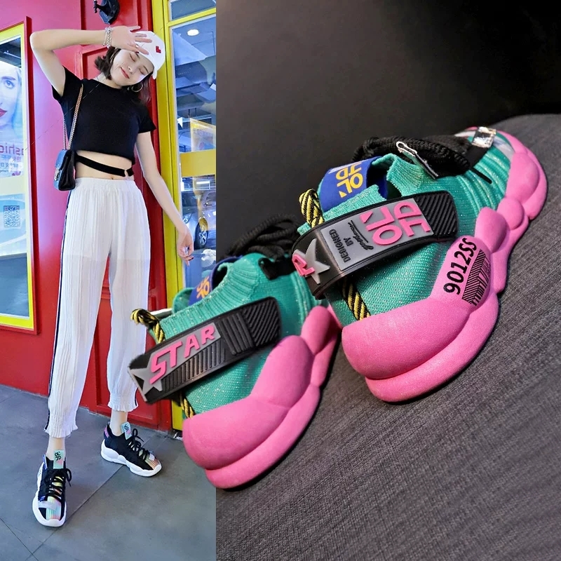 シューズ インスタグラム人気切り替えストリート系スニーカー9741 Momosale ド定番から最新のものまで網羅 ストリート系 ファッション専門店