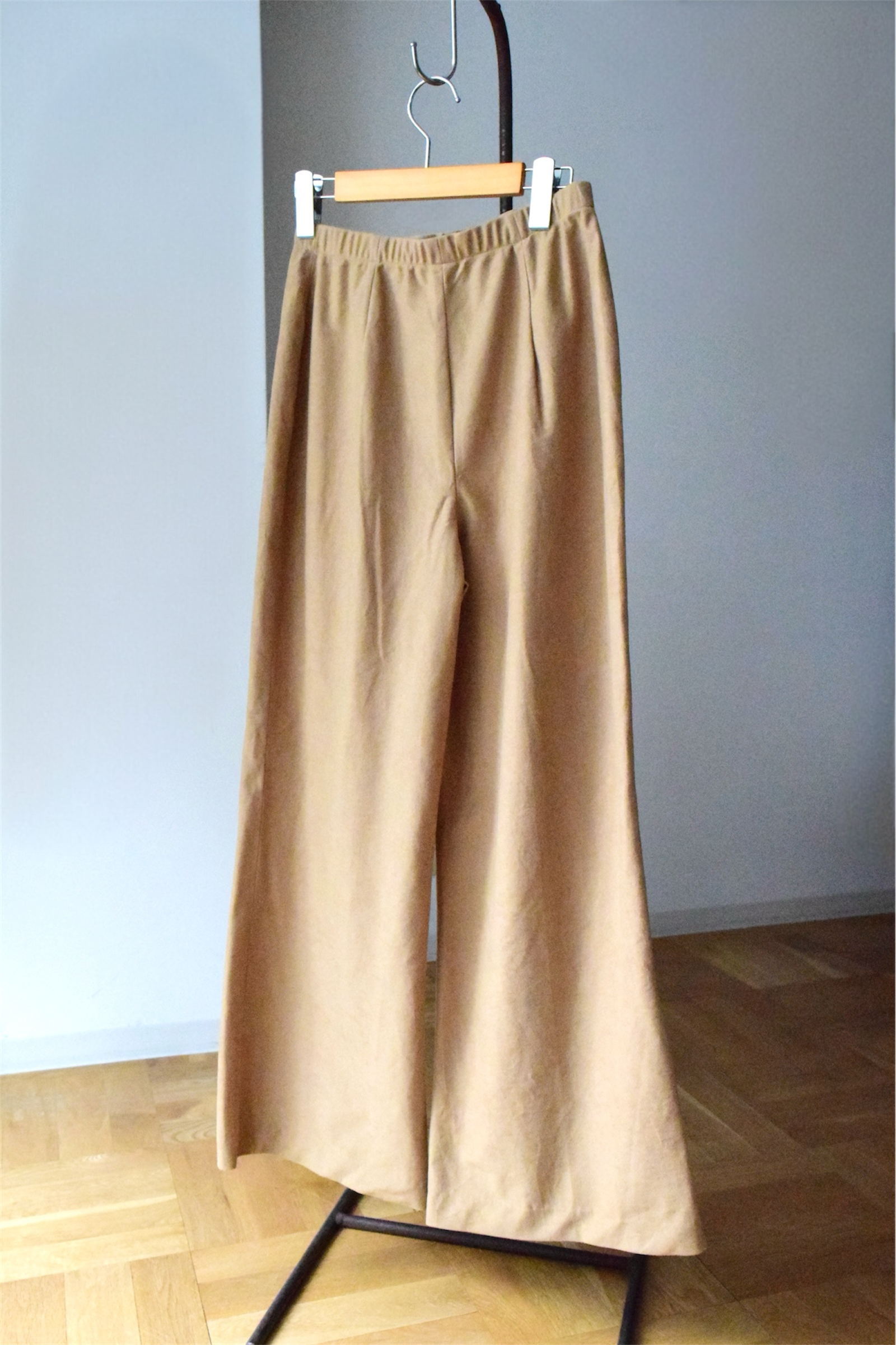 Velour wide pants の画像 2