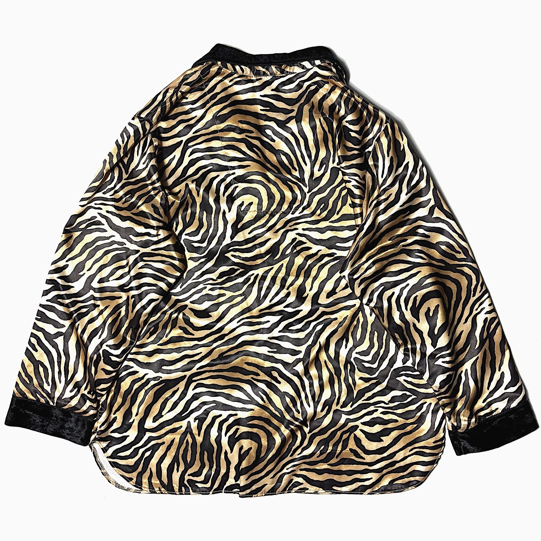 Vintage 80〜90's【Amanda Stewart】Tiger Pajama Shirt の画像 2