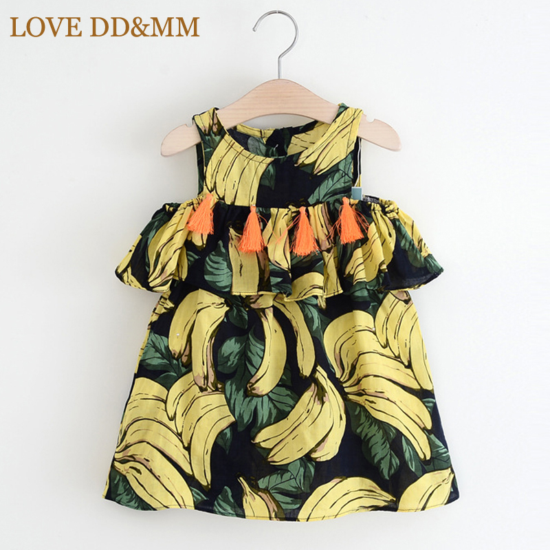 バナナ柄ワンピース Sence De Kid S