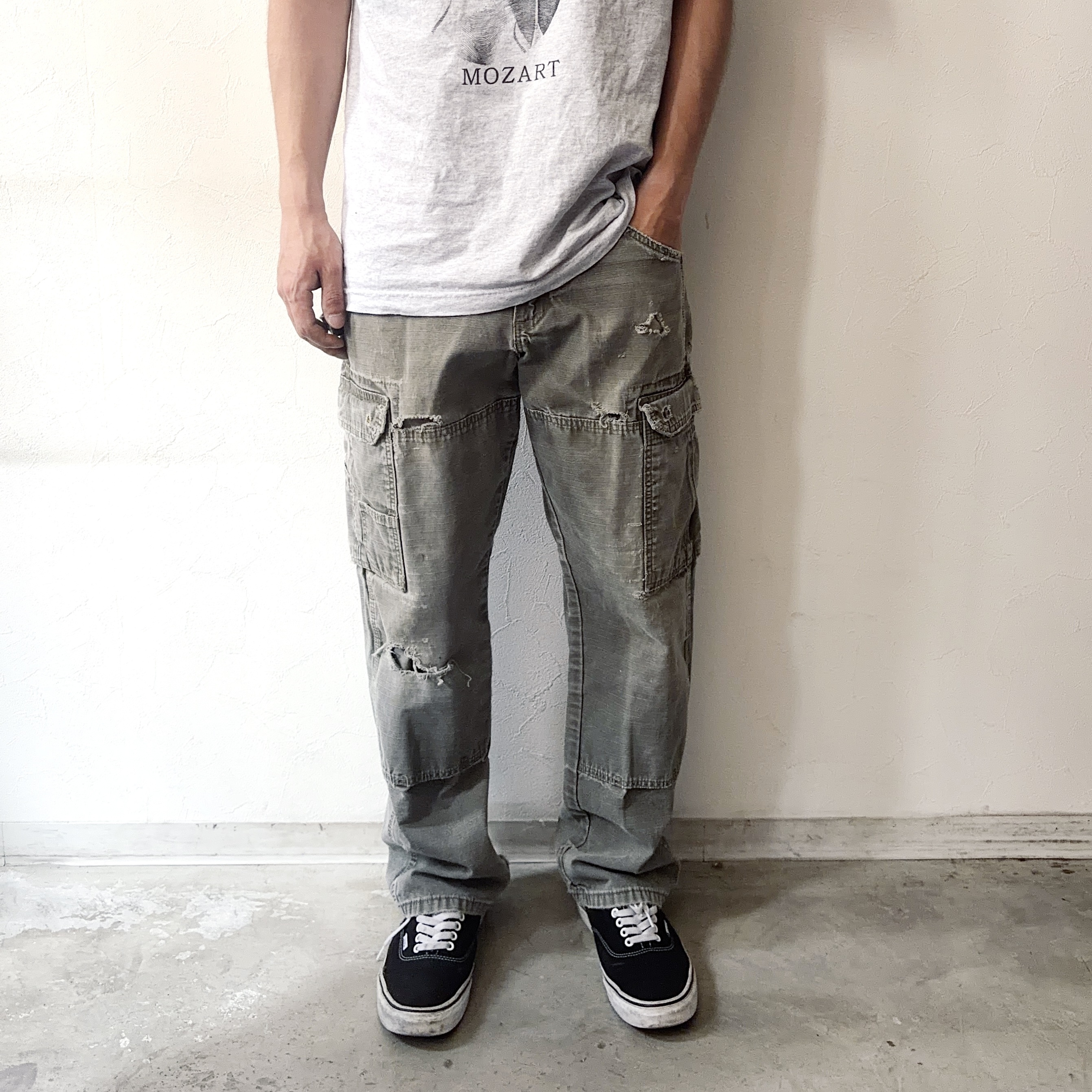 Y2K【WranglerRIGGS WORKWEAR】Grunge Painter Pants の画像 3