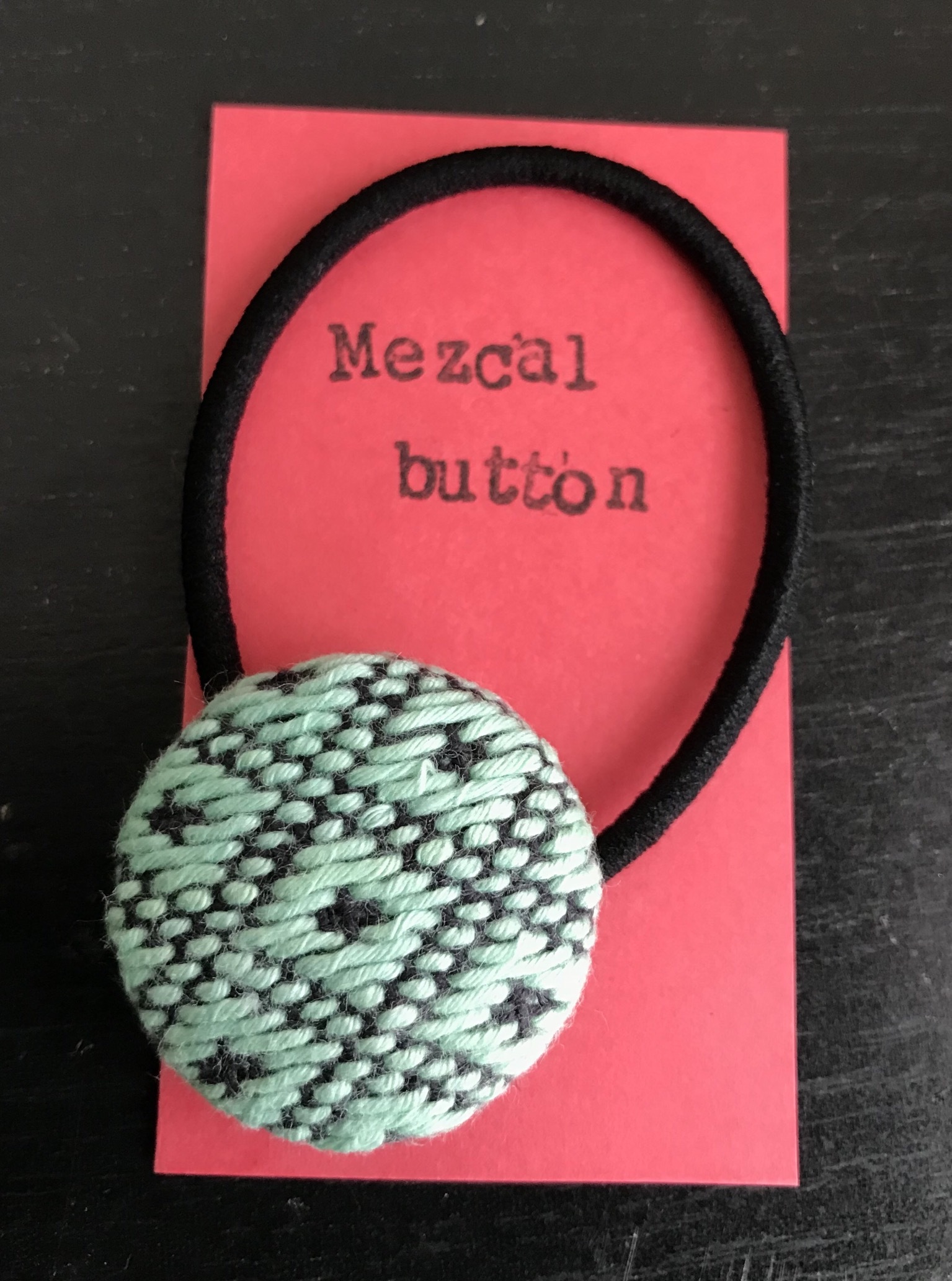 こぎん刺し ヘアゴム 小 Mezcalbutton こぎん刺し ヘアゴム 小 Mezcalbutton