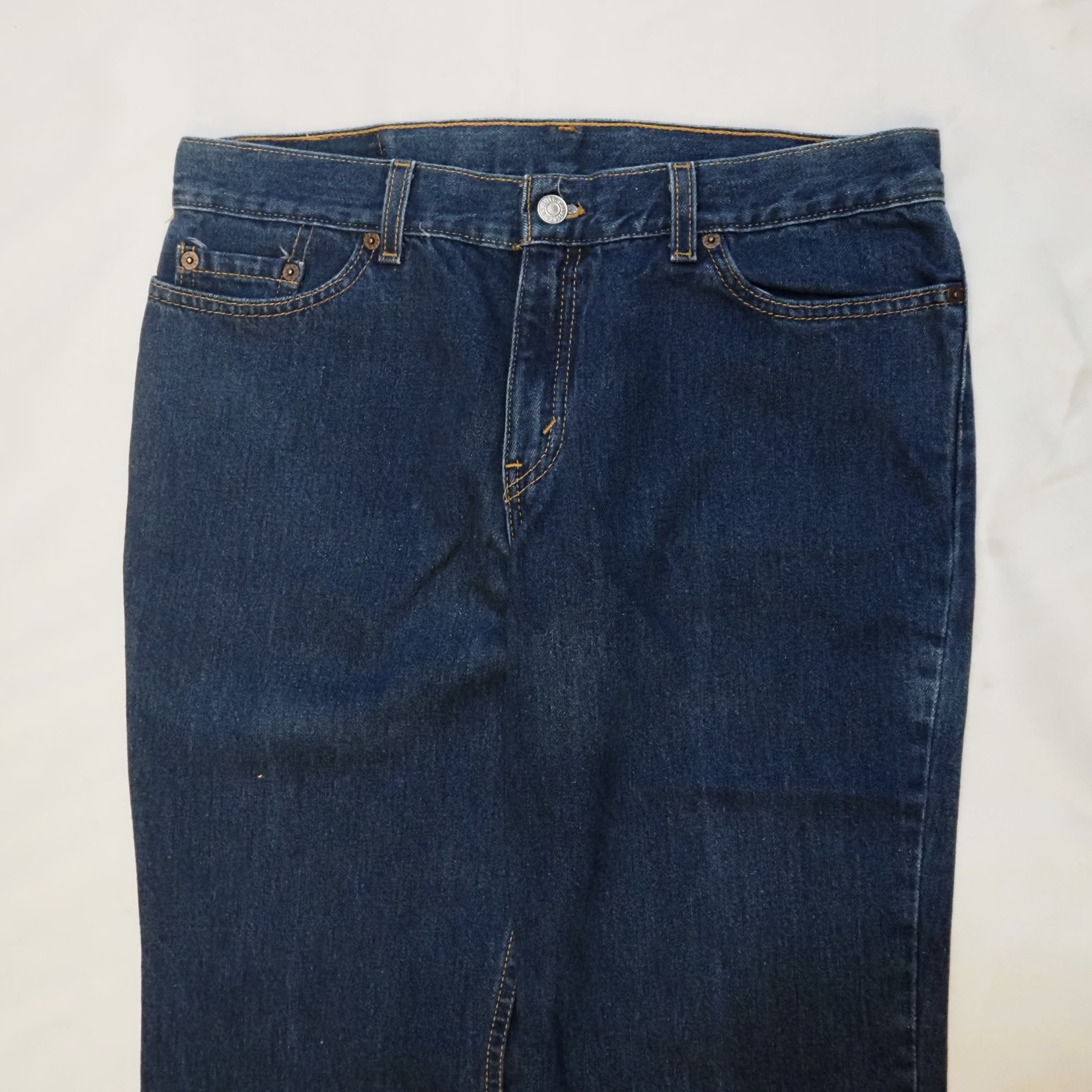 【濃紺】90’s Levi’s 518 Blue Denim の画像 2