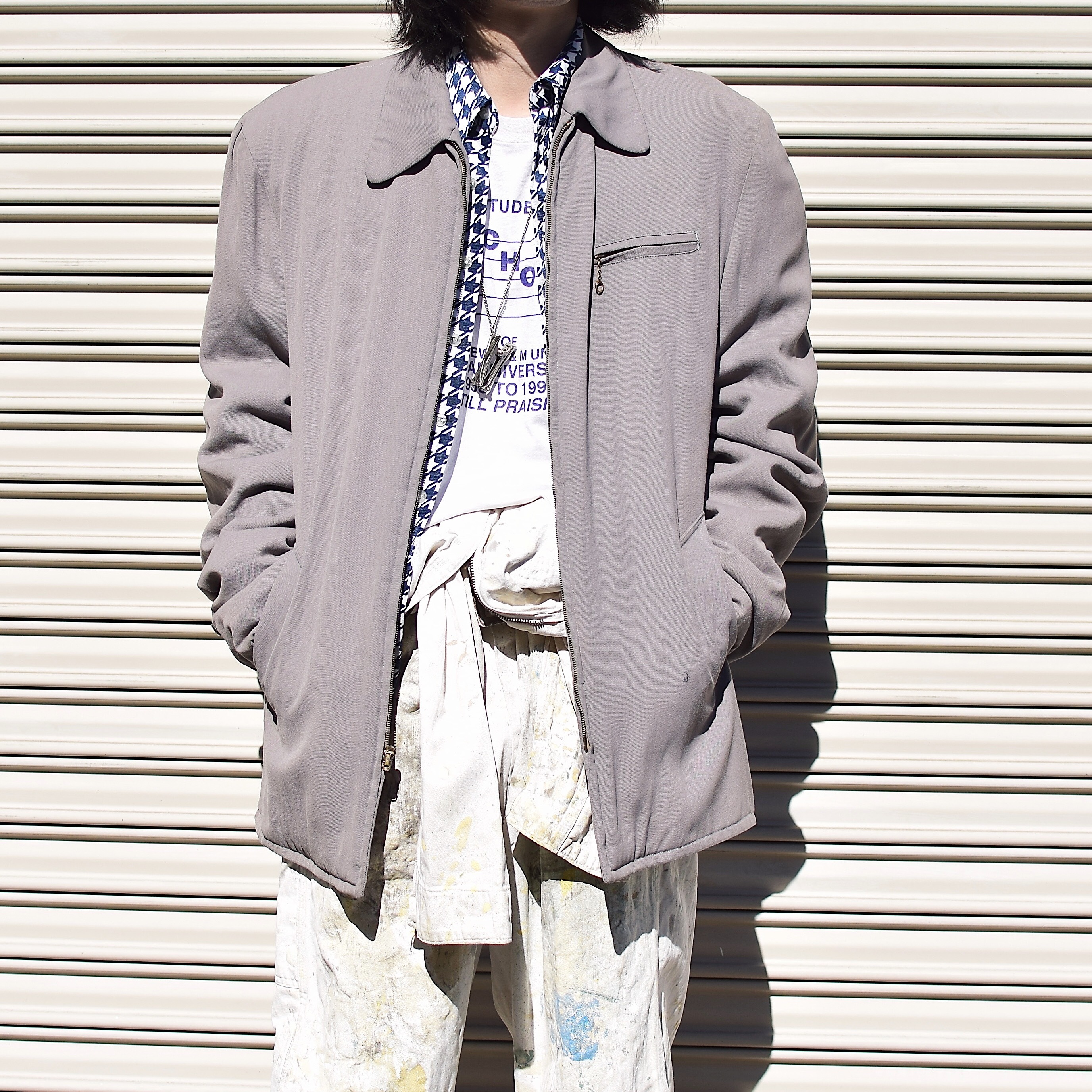 Vintage 50's【Shanhouse】Rayon Gabardine Jacket の画像 3