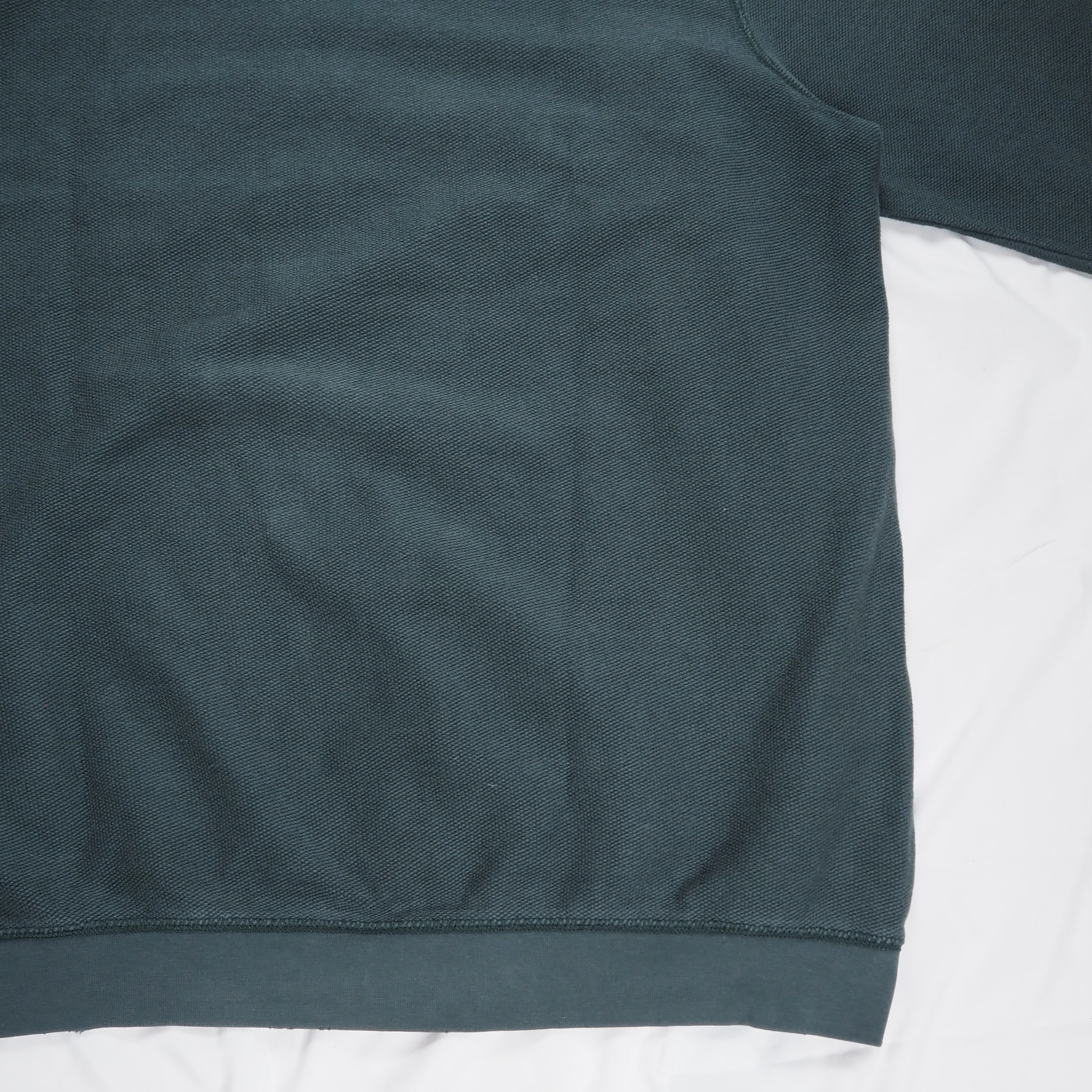 90’s Land’s End 鹿子スウェット XL グリーン の画像 14