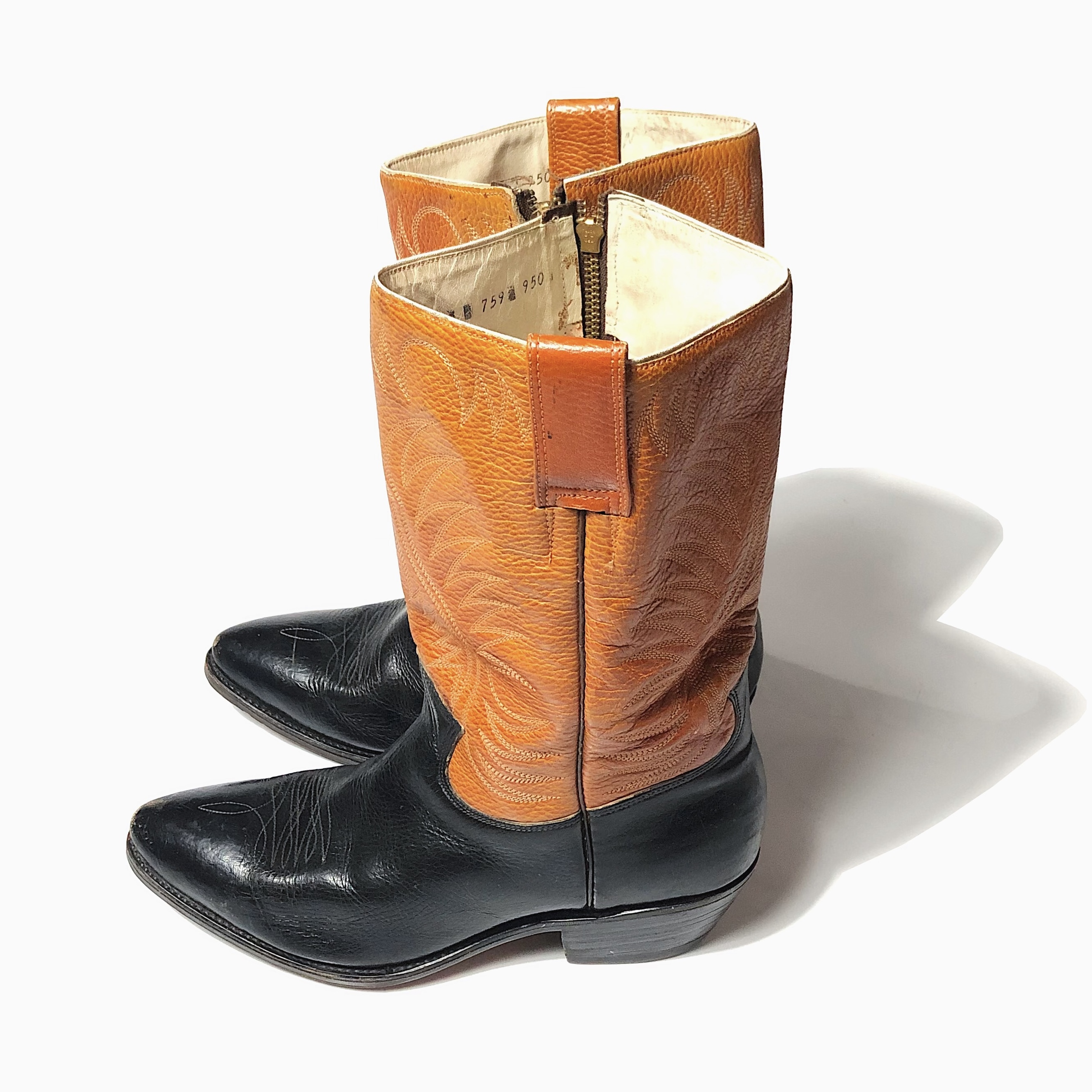 Vintage【NEOLITE】Side zip Western Boots の画像 2