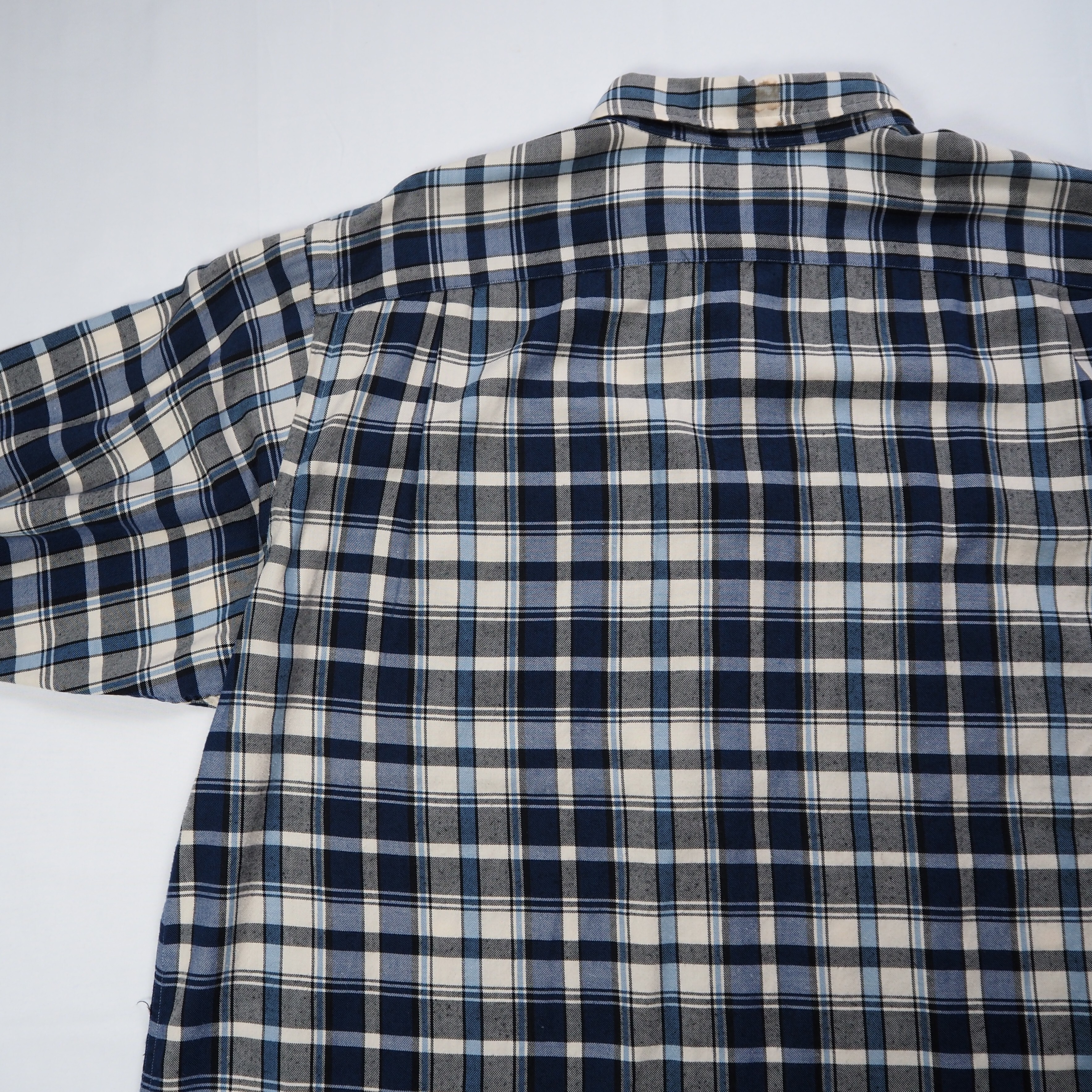 【9/23 20:00入荷】90's POLO Sports シャツ ブルー×ホワイト の画像 12