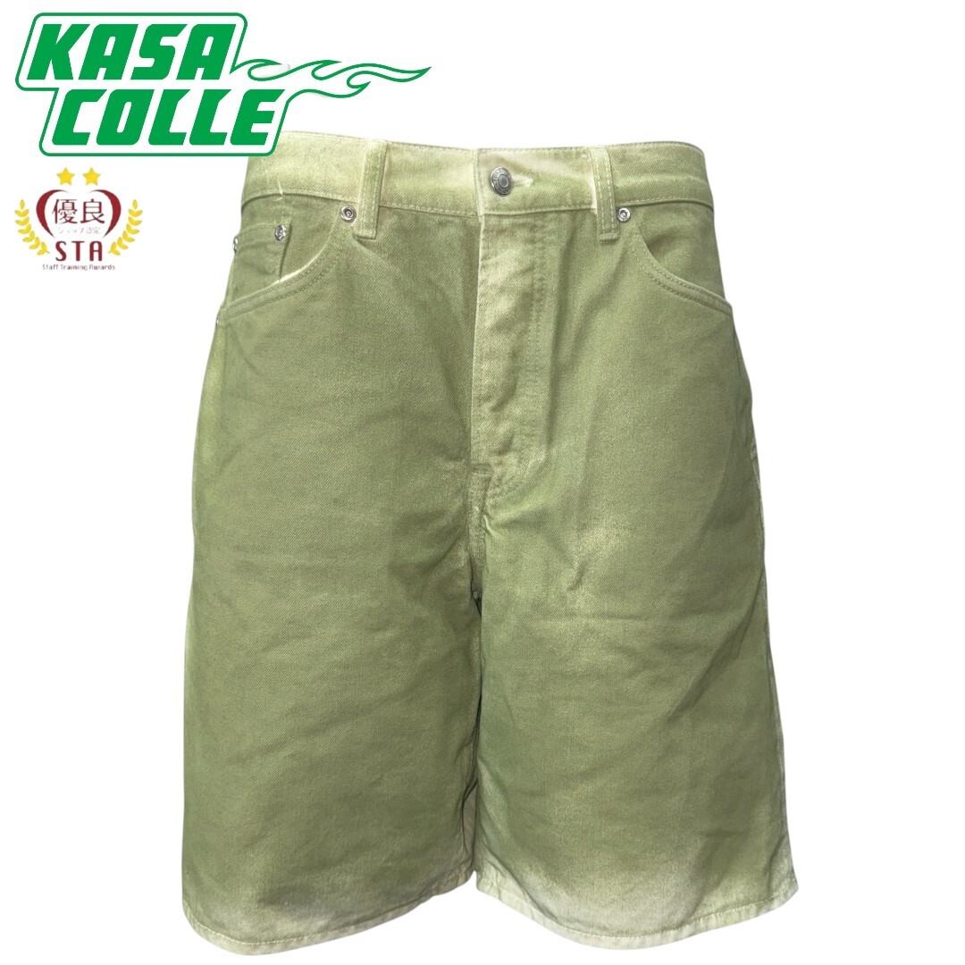 【STUSSY】ステューシー SPRAY DYE BIG OL SHORT デニムショートパンツ 32