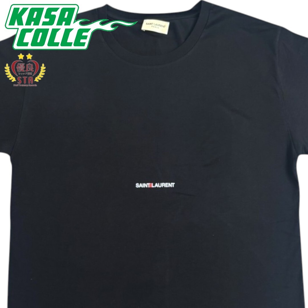 【SAINT LAURENT】サンローラン パリ ロゴTシャツ S