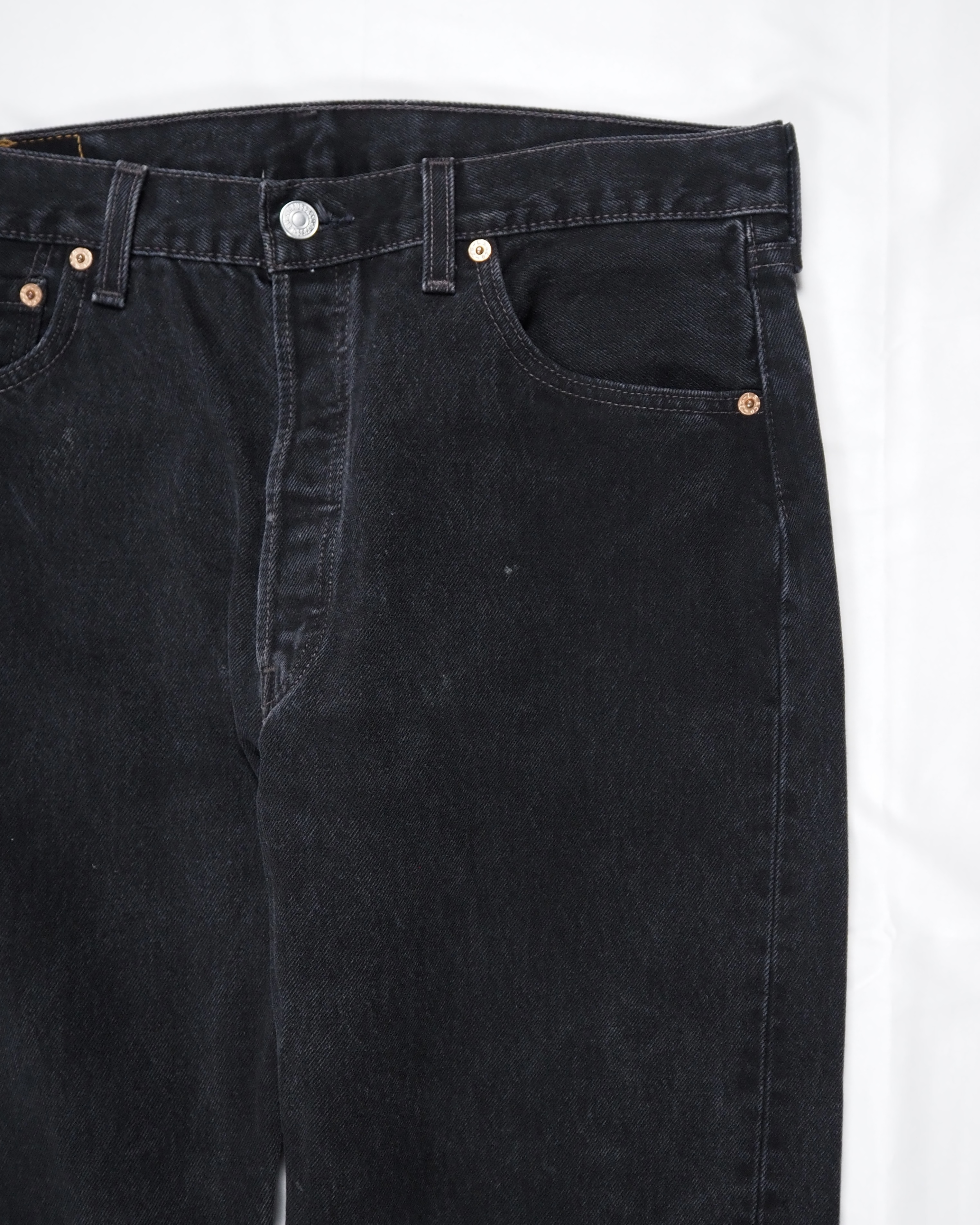 【VCM入荷】90’s Levi’s 501 ブラックデニム 34×30 ゴールデンサイズ！ の画像 5