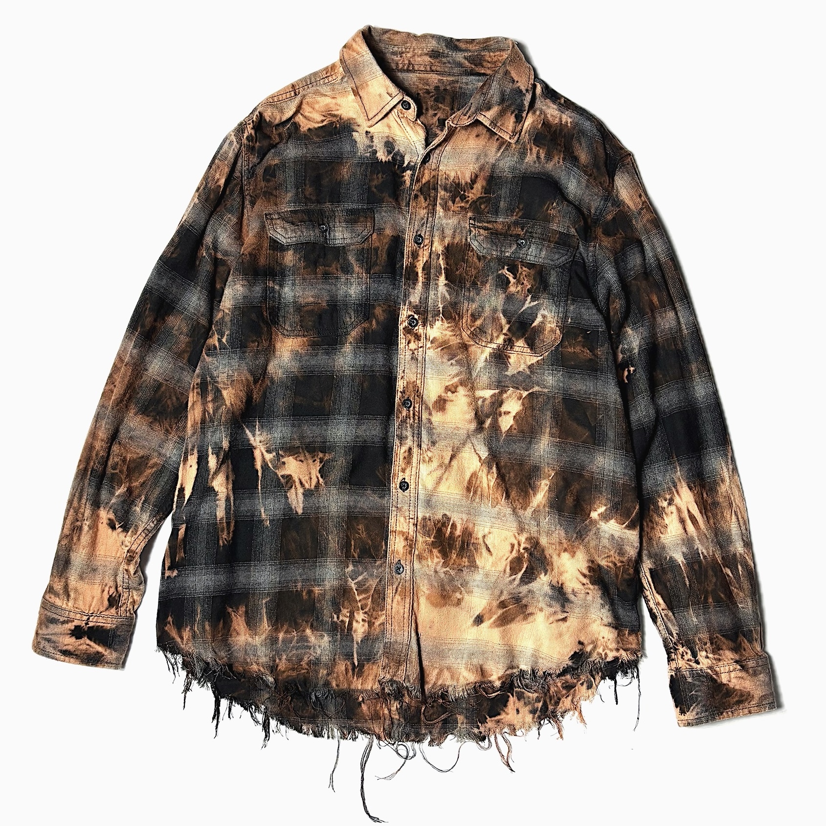Vintage Grunge Check Shirt