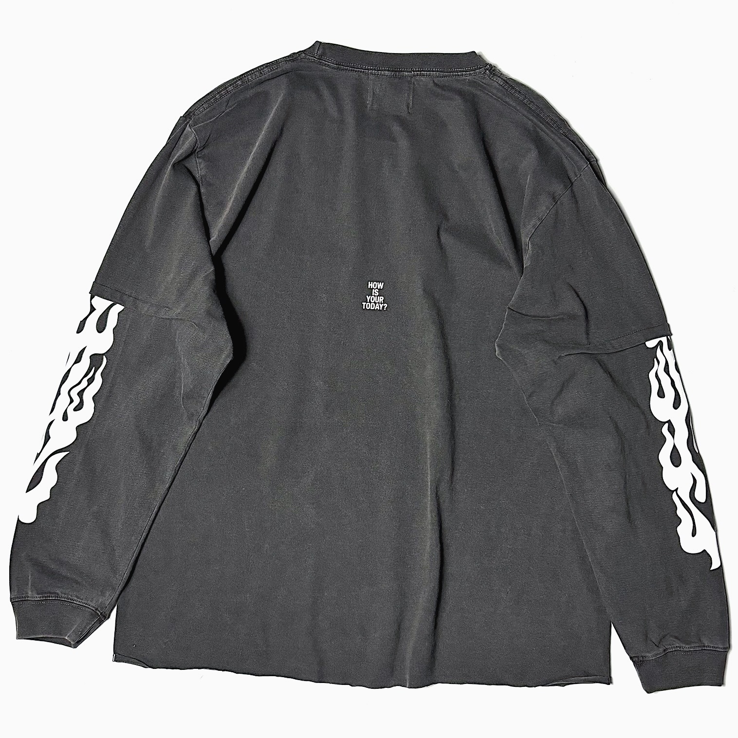 【TODAY edition】TROMPE L'OEIL #01 LS Tee（BLACK） の画像 2