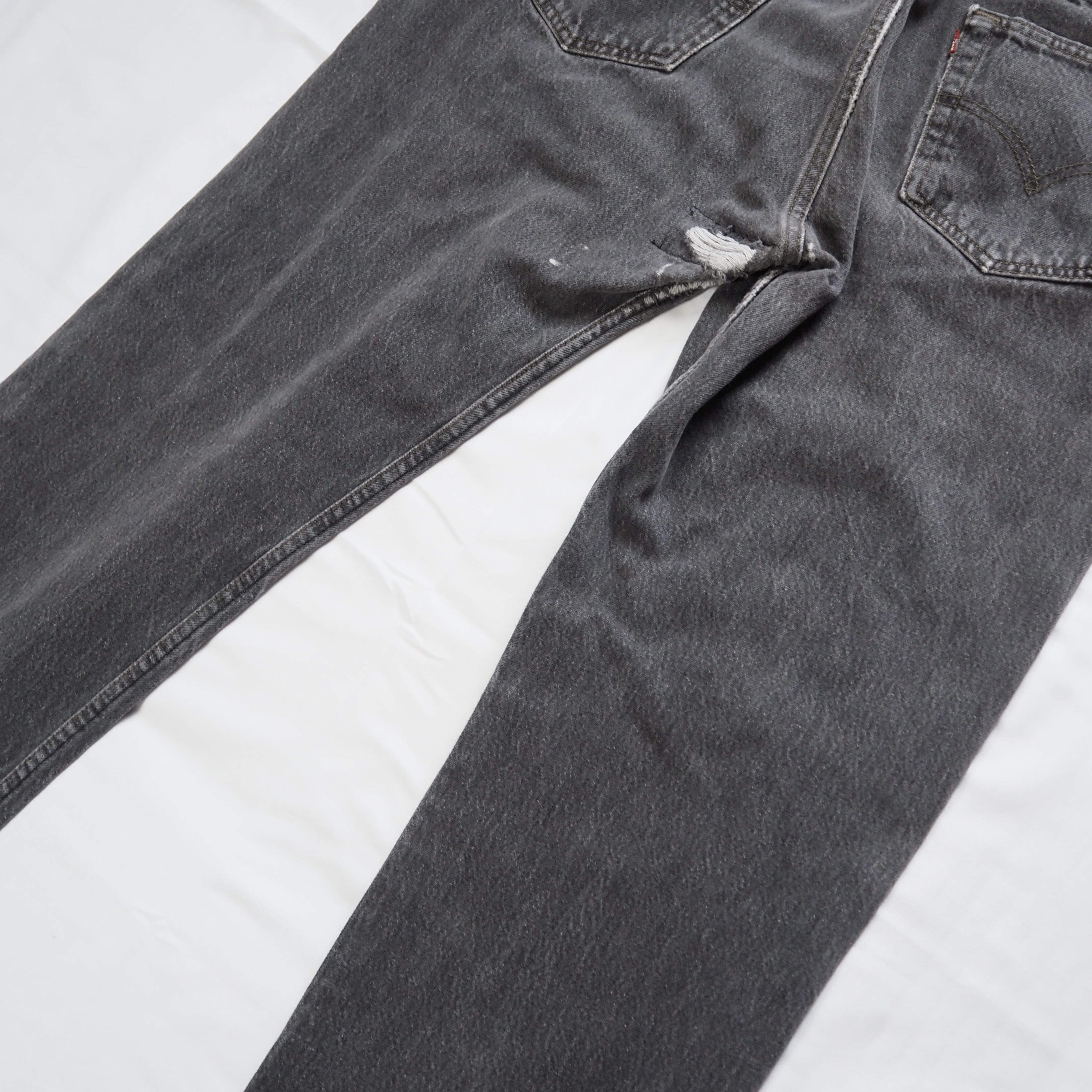 90’s Levi’s 501 先染めブラックデニム 34×30 の画像 17