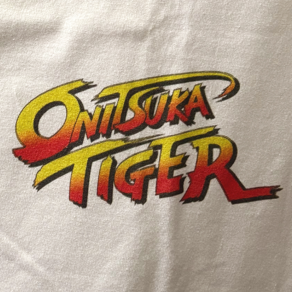 CAPCOM Street Fighter V × オニツカタイガー × 漫画家桂正和 春麗【古着/Tシャツ/格闘ゲーム/希少品/非売品/ASK品】