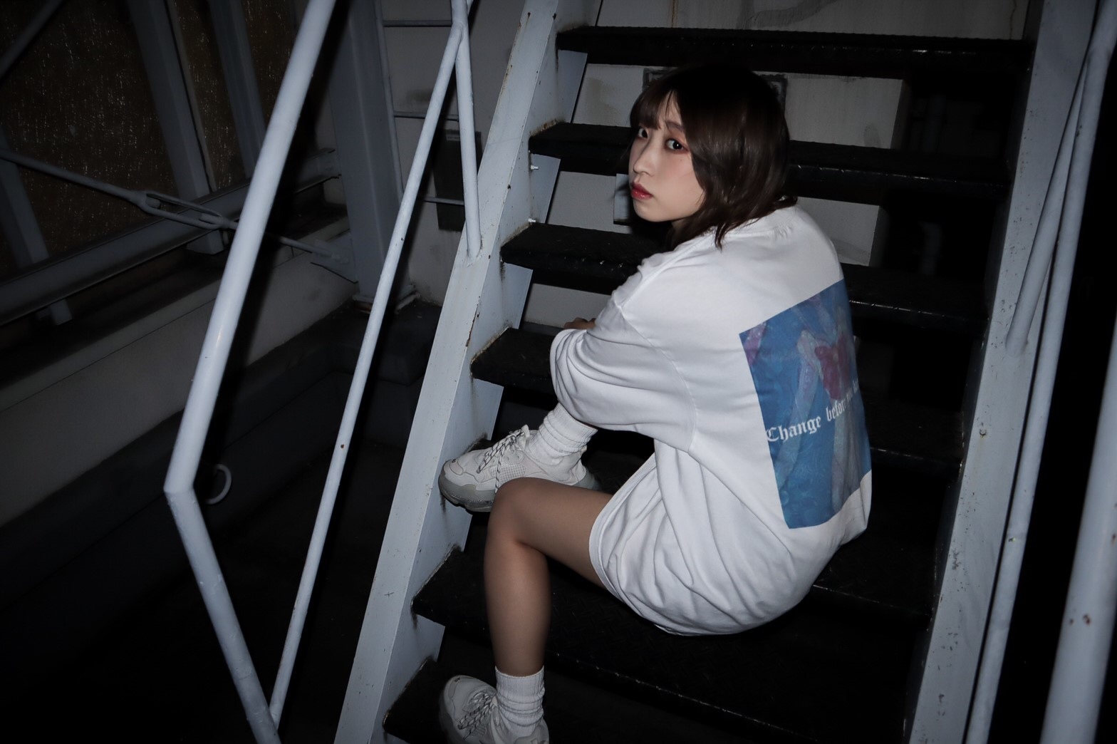 ロングスリーブtシャツ Change Before You Have To Uegoodwear ロングスリーブtシャツ Change Before You Have To Uegoodwear