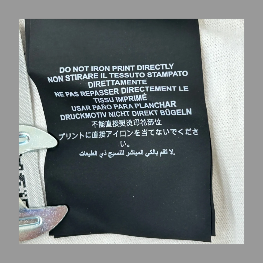 【値下げ中‬】 LA SPRAYED LOGOTEE L/S ロゴプリントスプレー クルーネック ロングスリーブ Tシャツ ホワイト S の画像 7