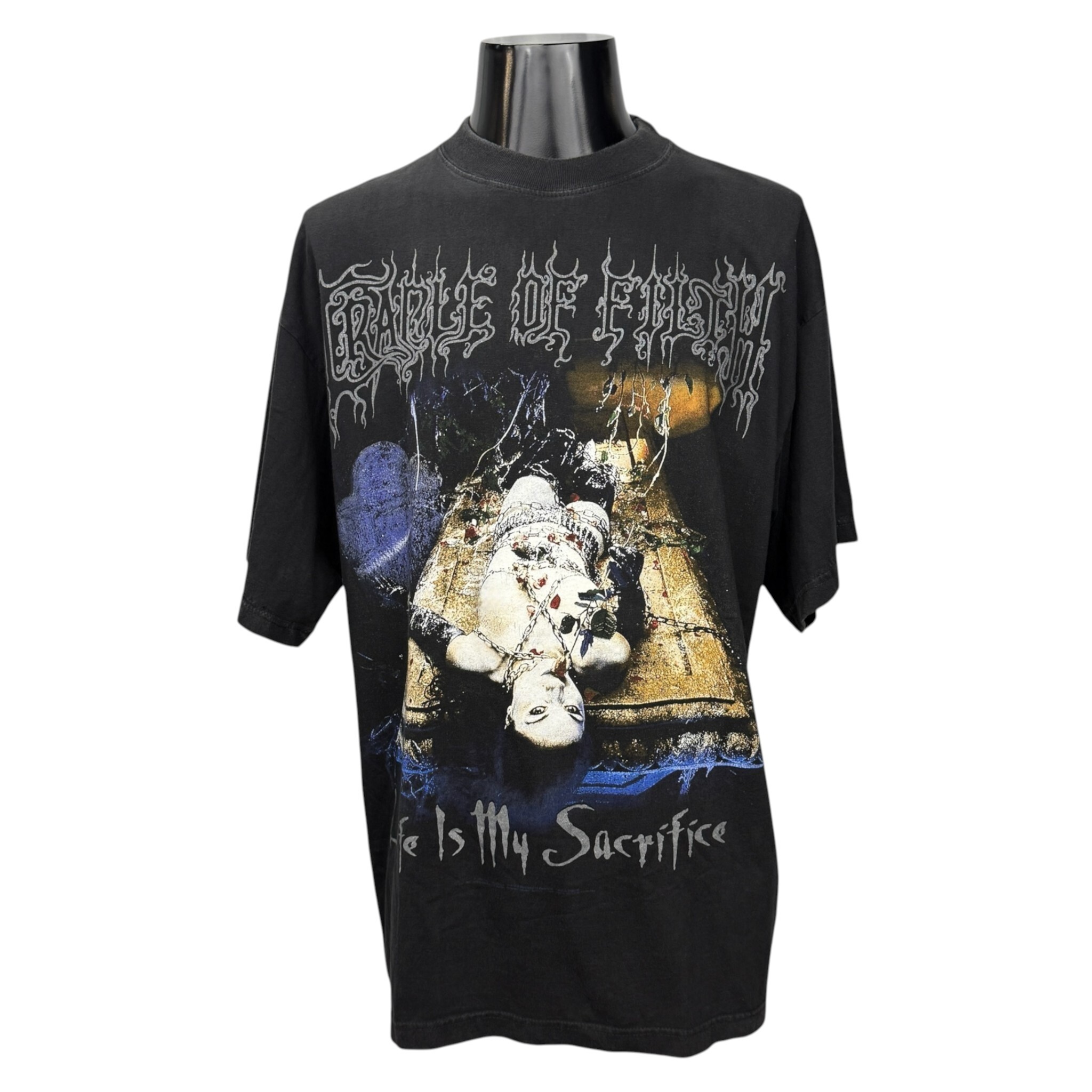 【CRADLE OF FILTH】クレイドル・オブ・フィルス “Life Is My Sacrifice” 90’s Vintage Tシャツ