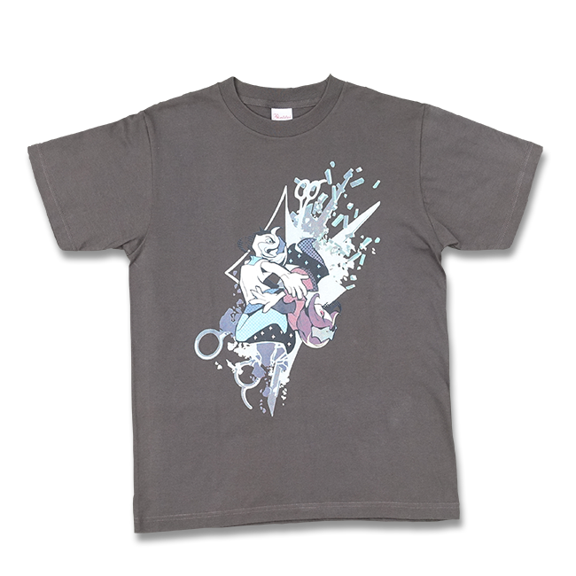 DECO*27「モザイクロール」Tシャツ メンズ:チャコール - 画像1