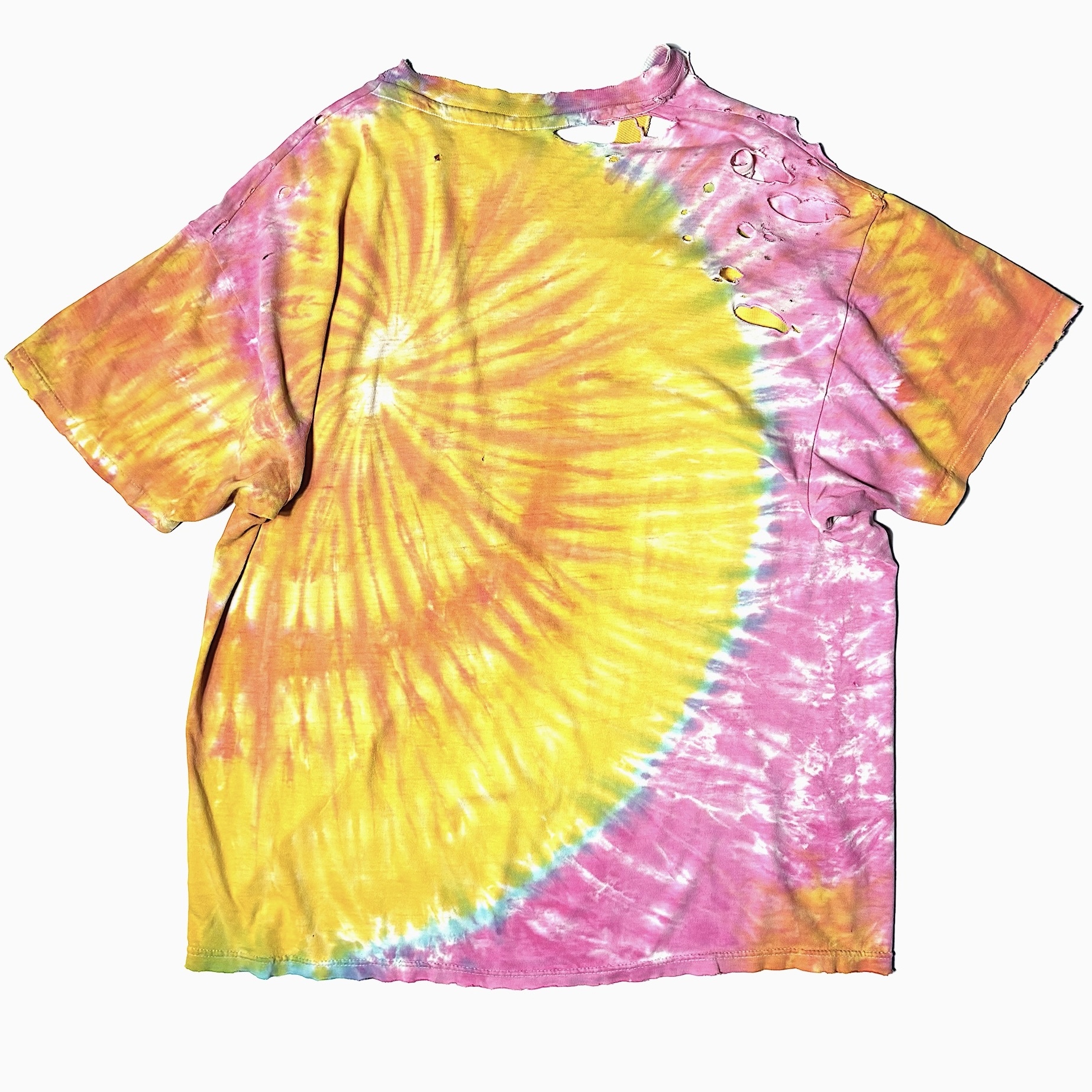 Vintage 90's【Hanes】"HAIGHT ASHBURY" Grunge Tie Dye T-shirt の画像 2