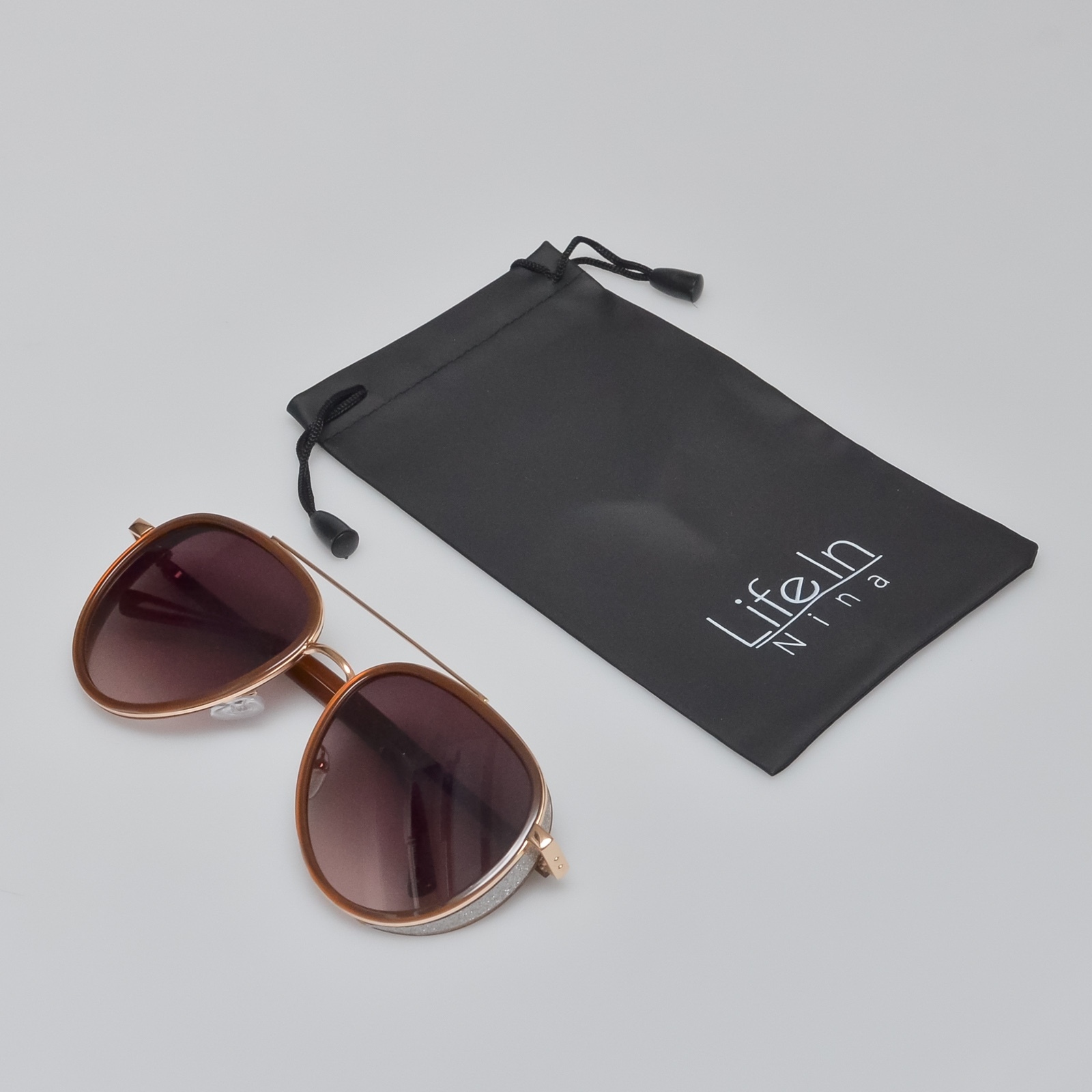 ディアドロップグリッターサングラス Life In Nina ディアドロップグリッターサングラス Life In Nina