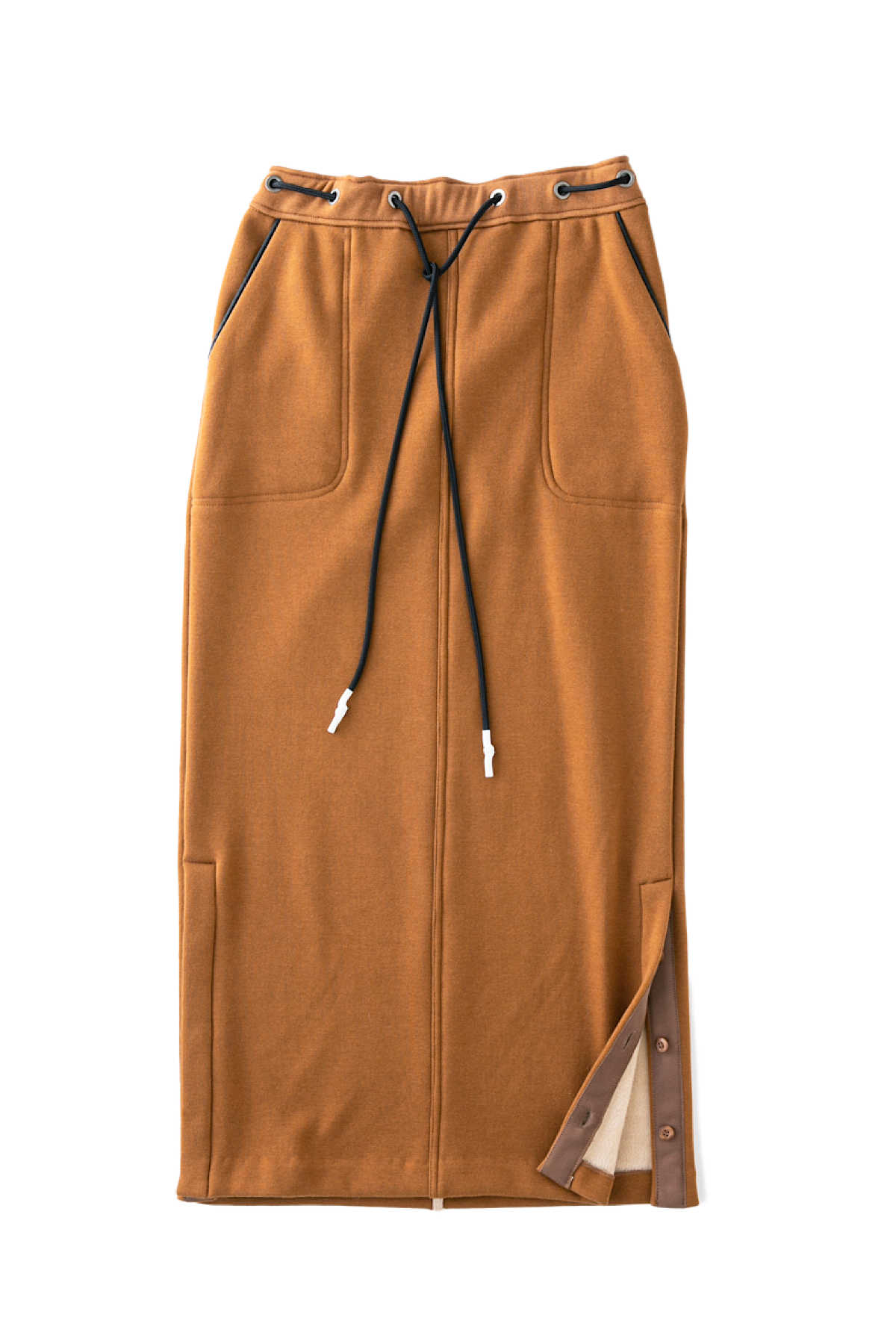 マシュマロタッチジャージースカート キャメル Lallia Mu ラリア ムー