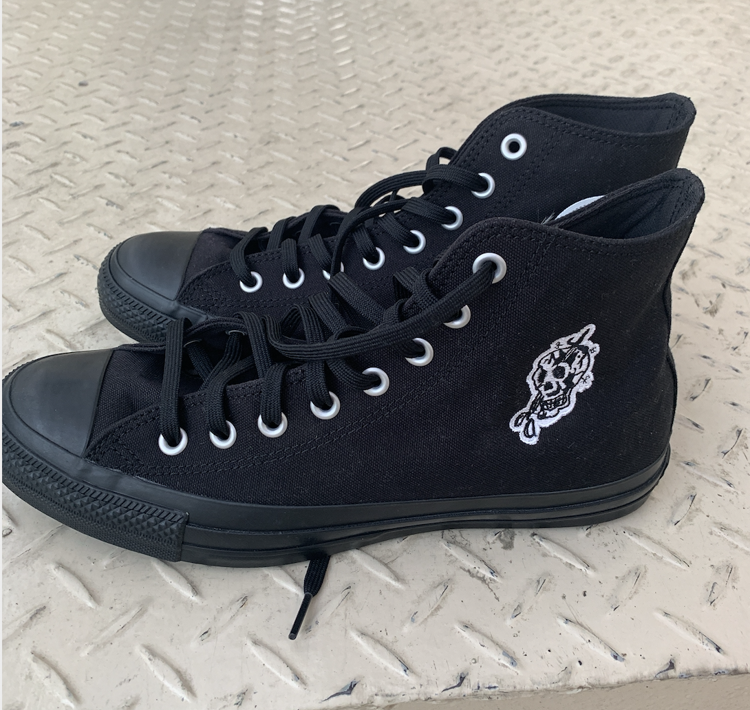 刺繍 Converse Allstar Corner Printing