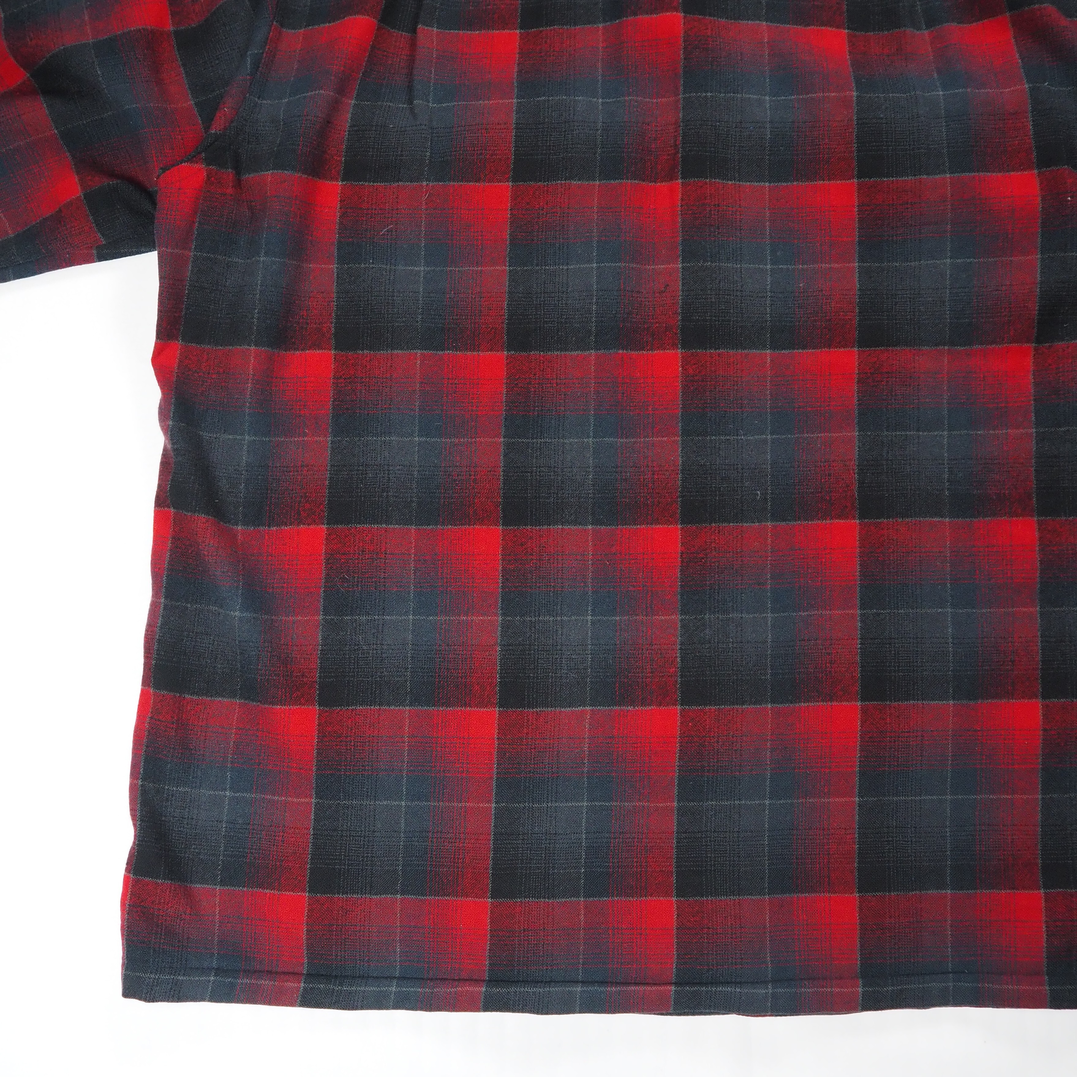 【9/23 20:00入荷】50's Pendleton ウールシャツ Lサイズ ブラック×レッド の画像 19