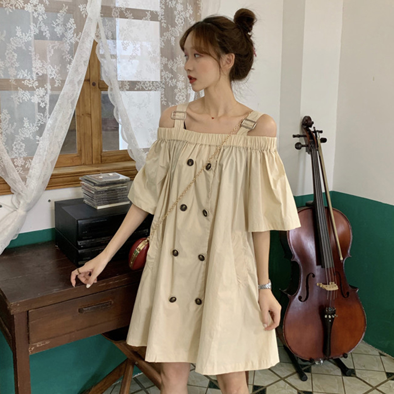 ゆったりミニ丈オフショルダーワンピース 韓国レディースファッション通販 Krex ケーレックス ゆったりミニ丈オフショルダーワンピース 韓国レディースファッション通販 Krex ケーレックス